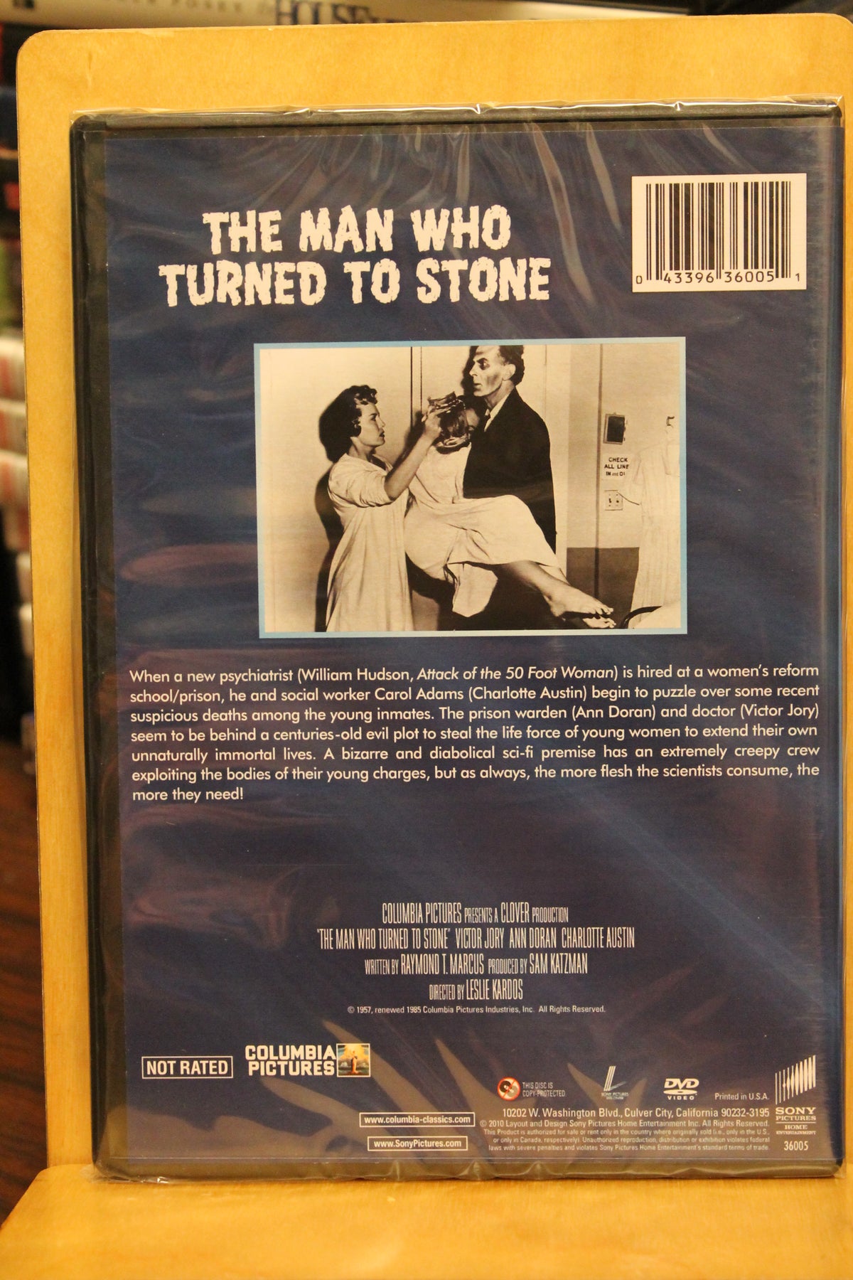 The Man Who Turned to Stone DVD