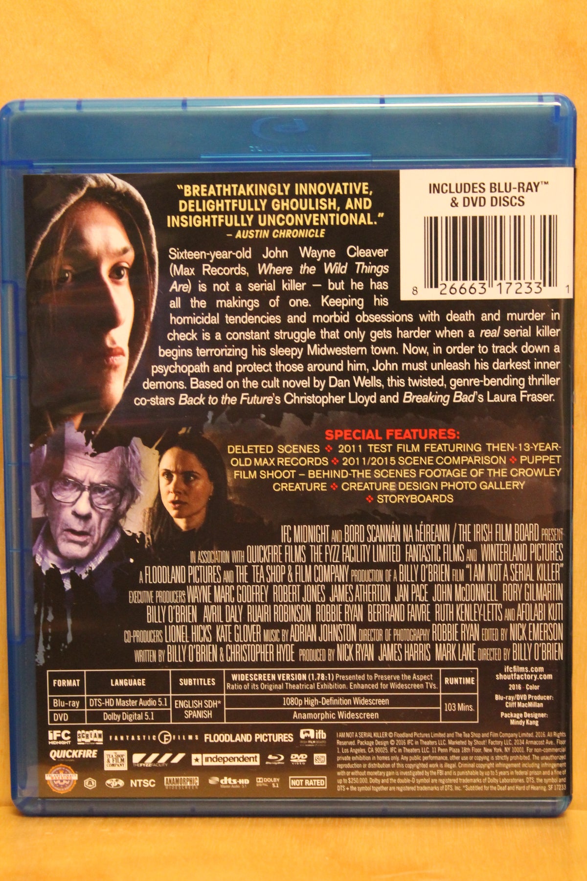 I Am Not a Serial Killer Blu-ray