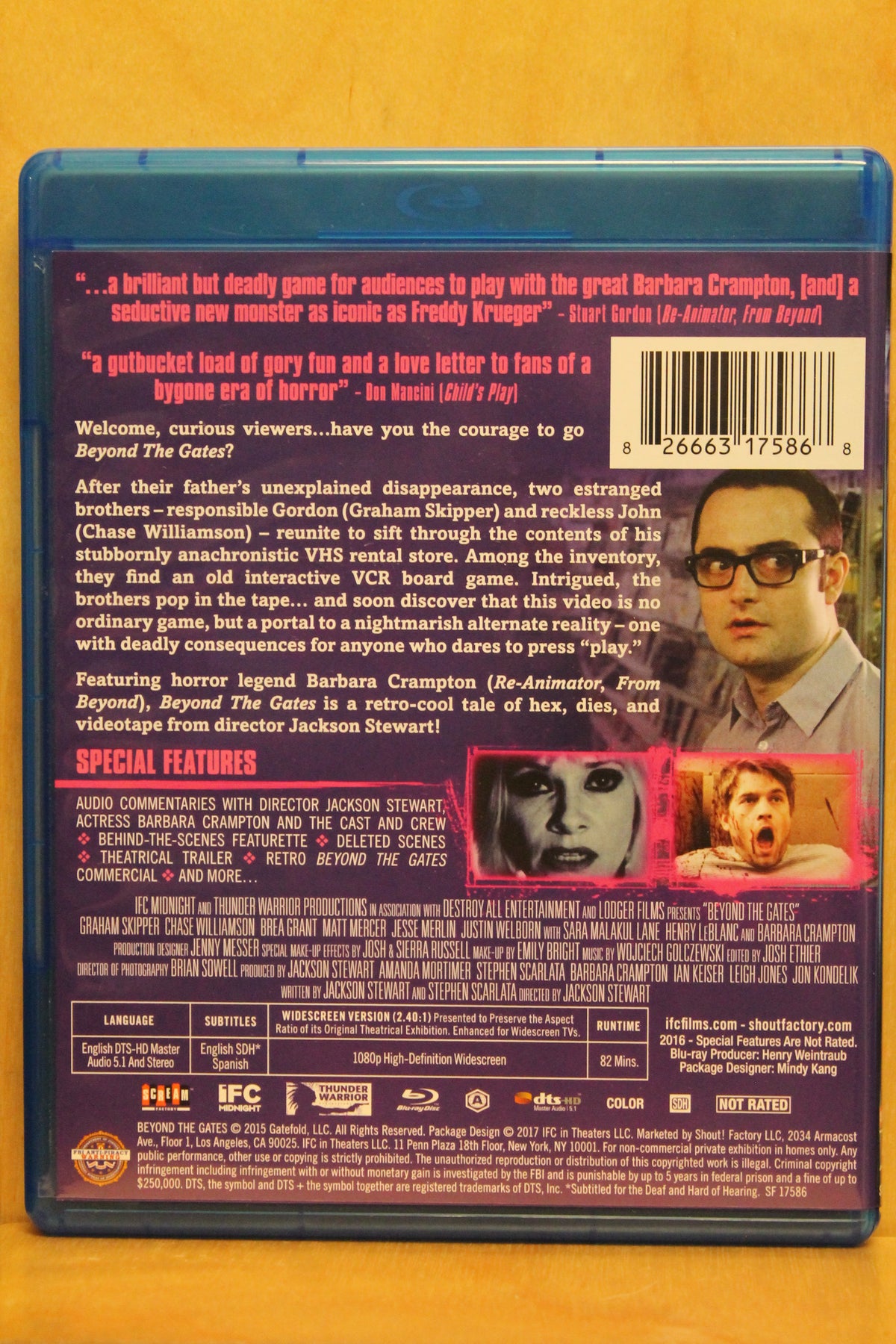 Beyond the Gates Blu-ray