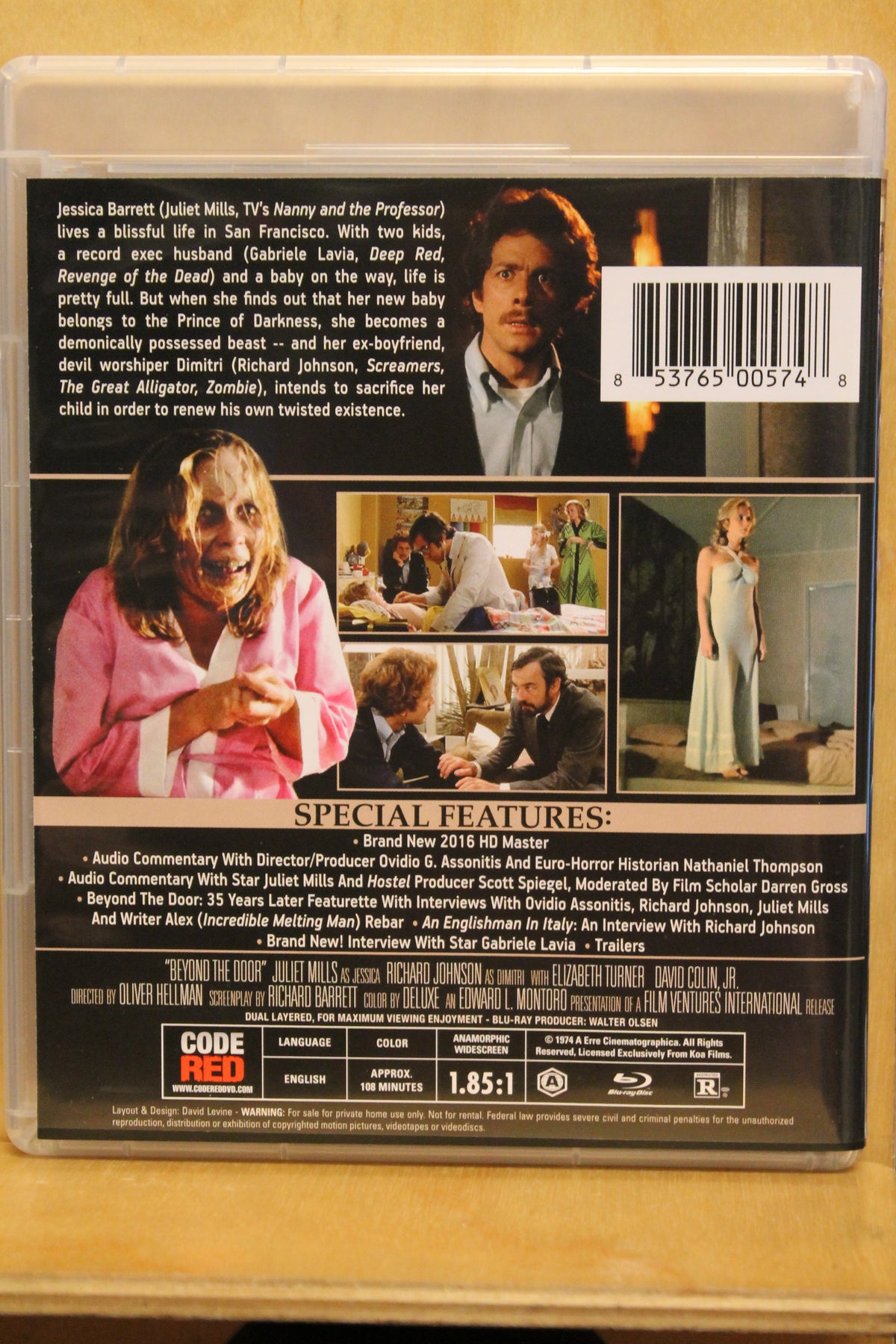 Beyond the Door Blu-ray