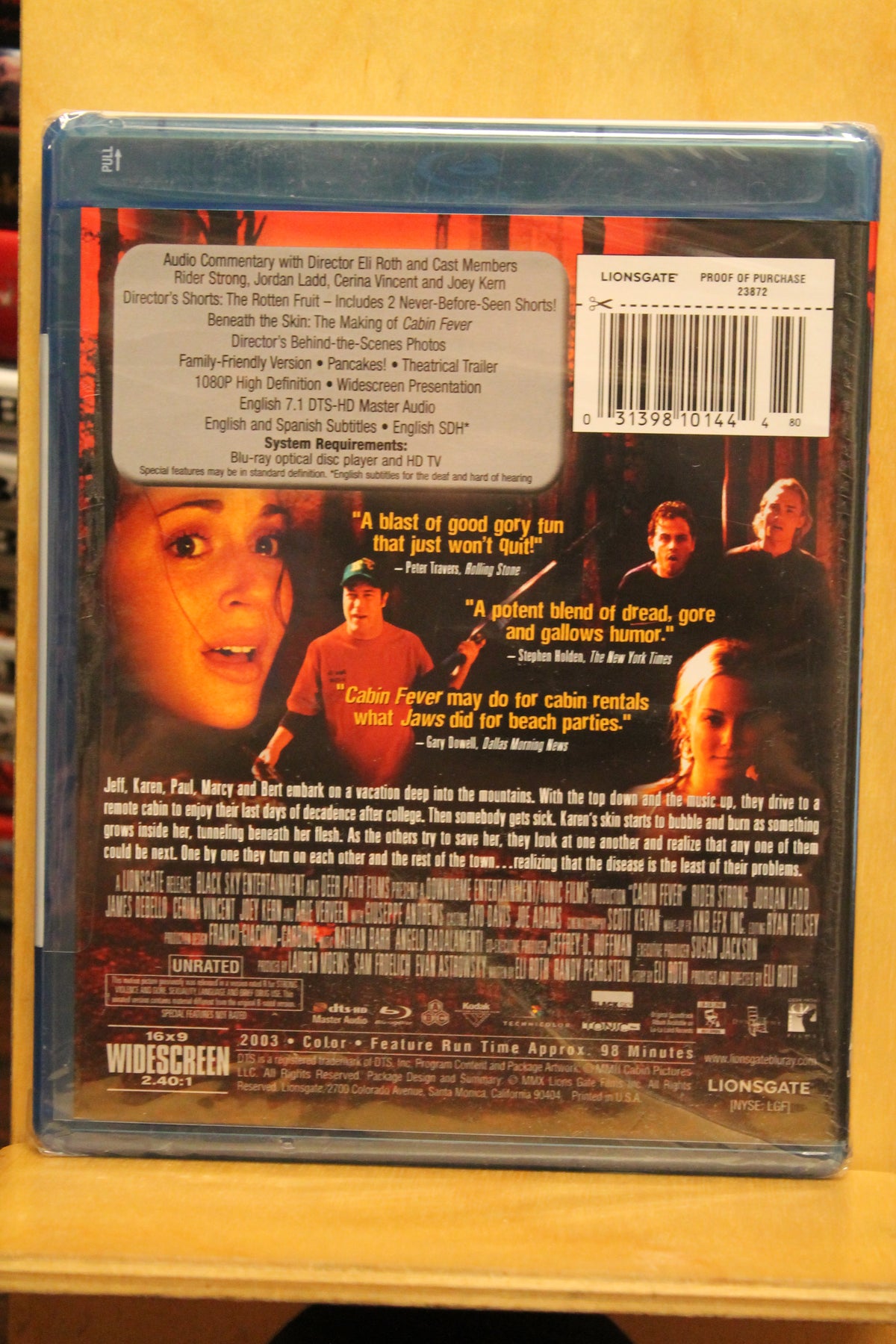 Cabin Fever Blu-ray