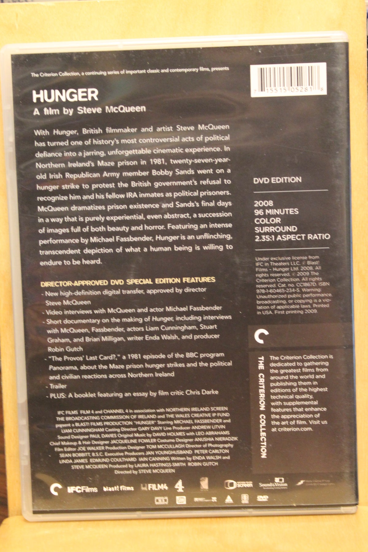 Hunger DVD