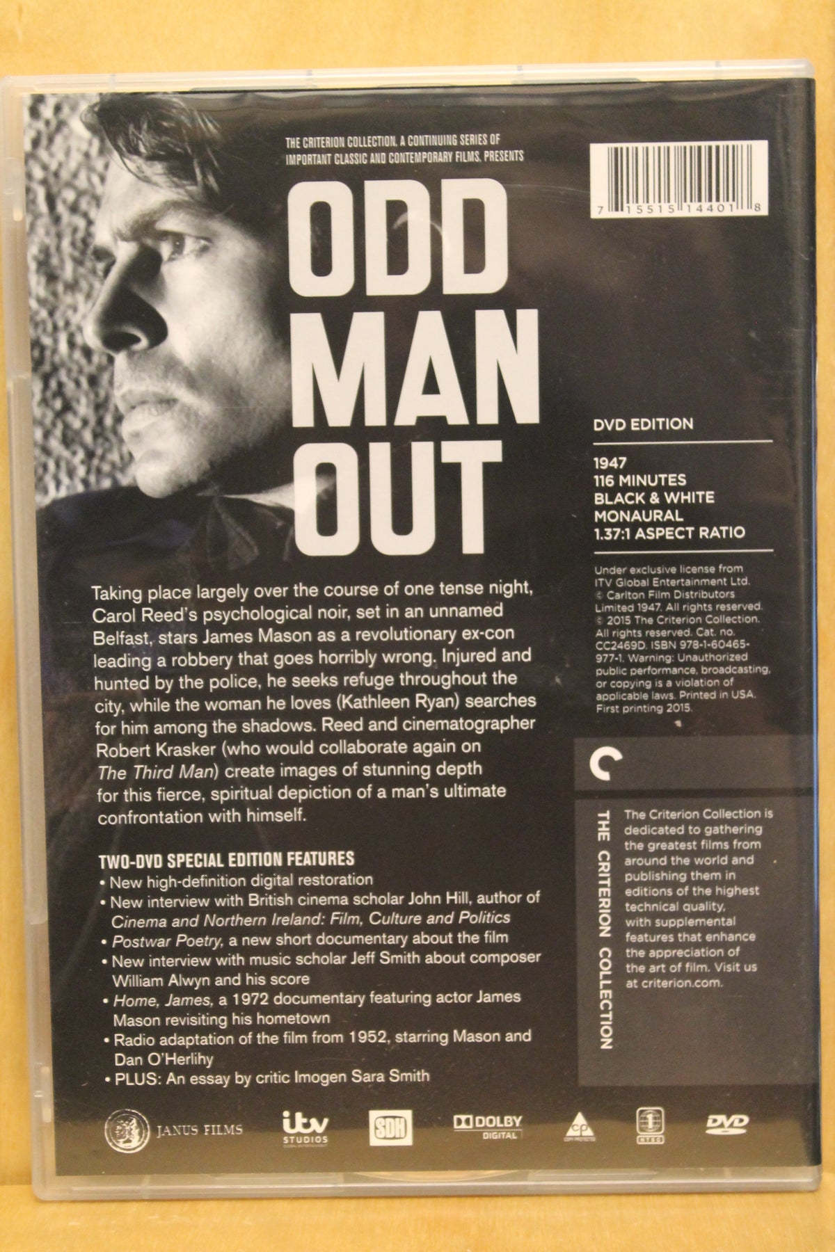 Odd Man Out DVD