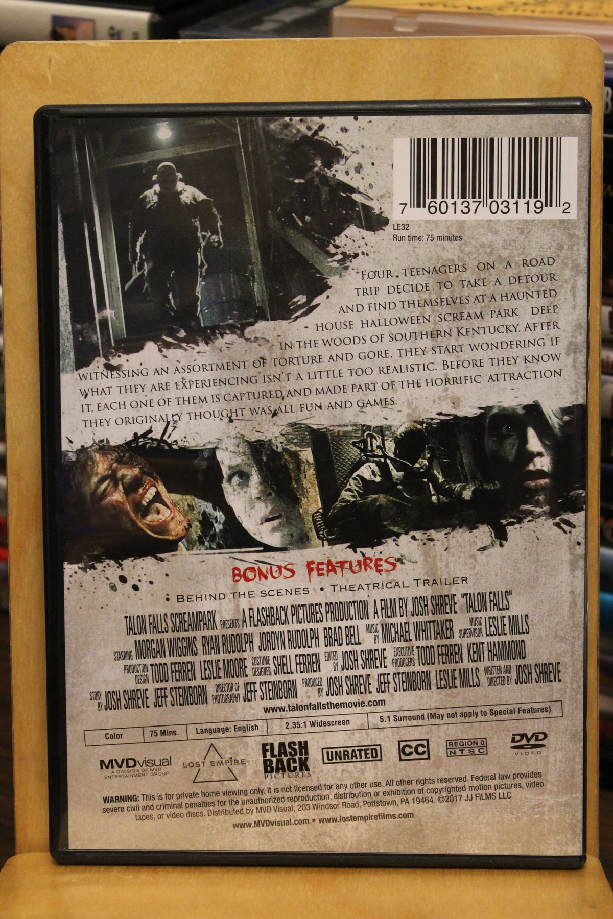 Talon Falls DVD