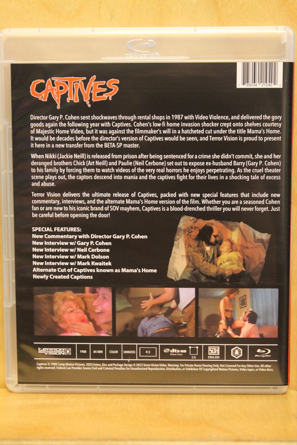 Captives Blu-ray