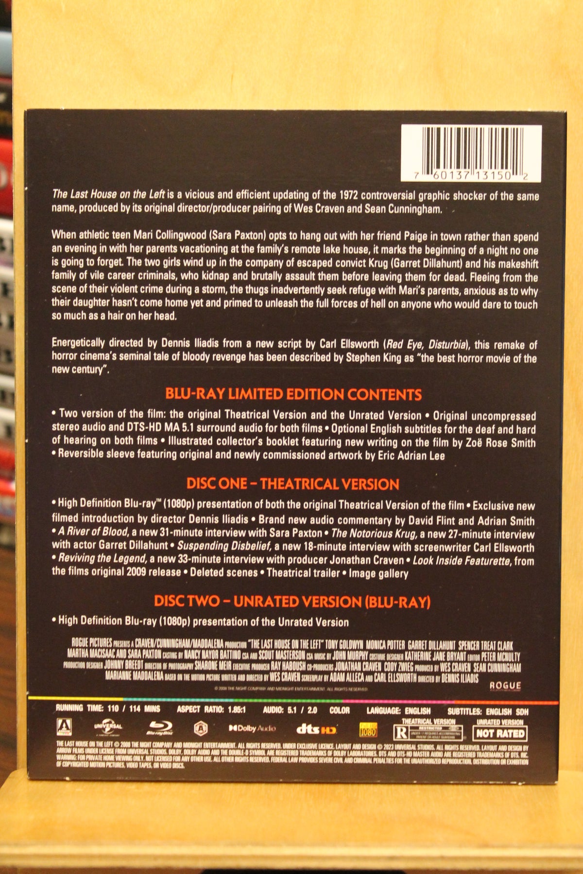 The Last House on the Left Blu-ray