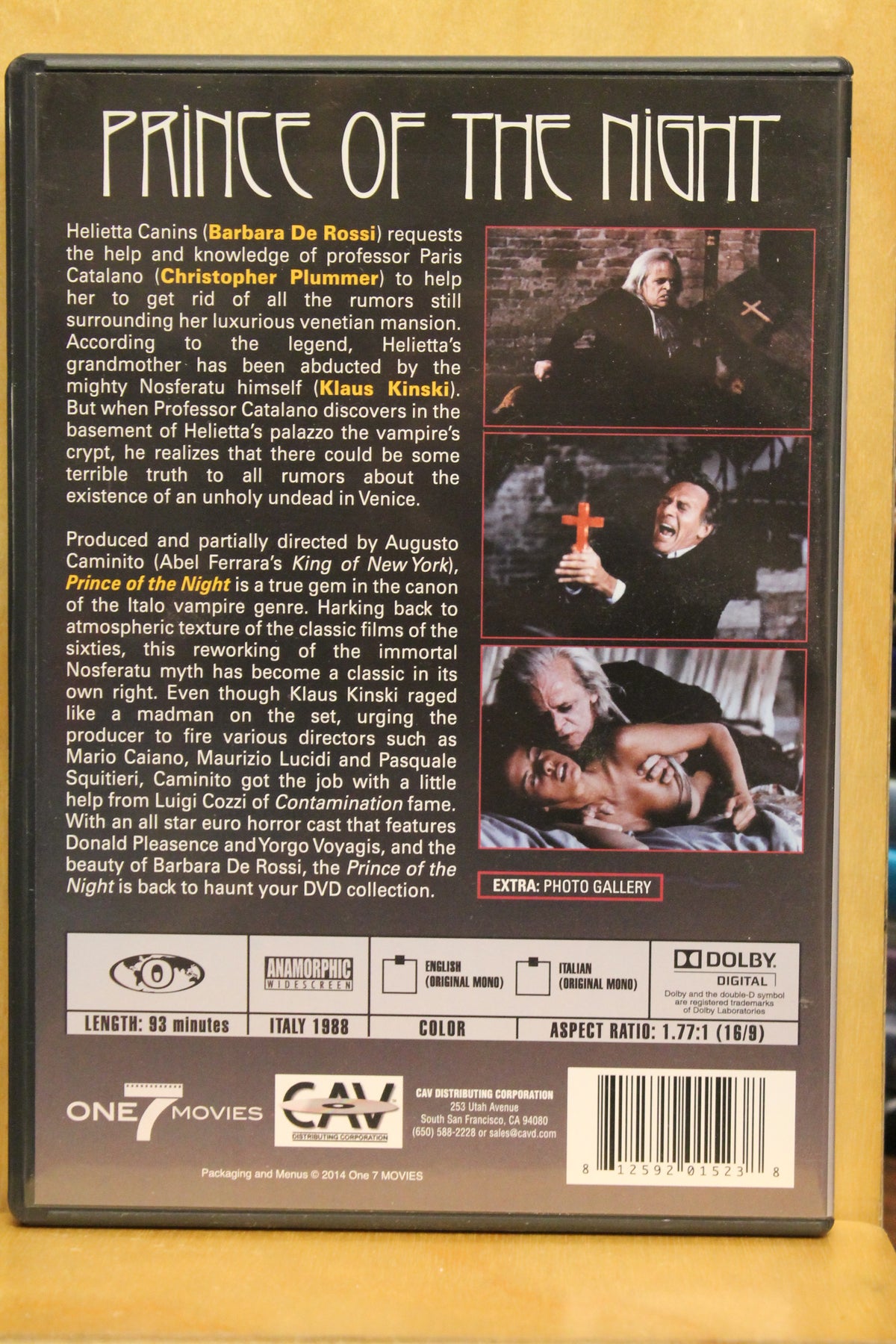 Nosferatu in Venice DVD