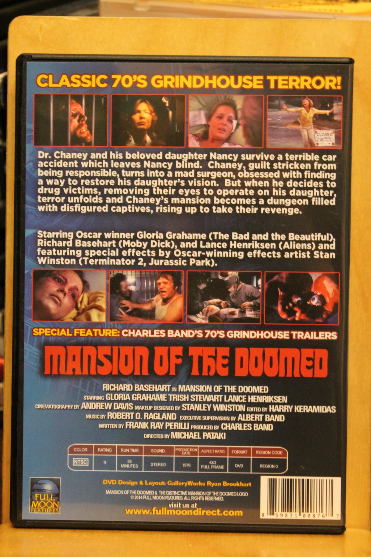 Mansion of the Doomed DVD