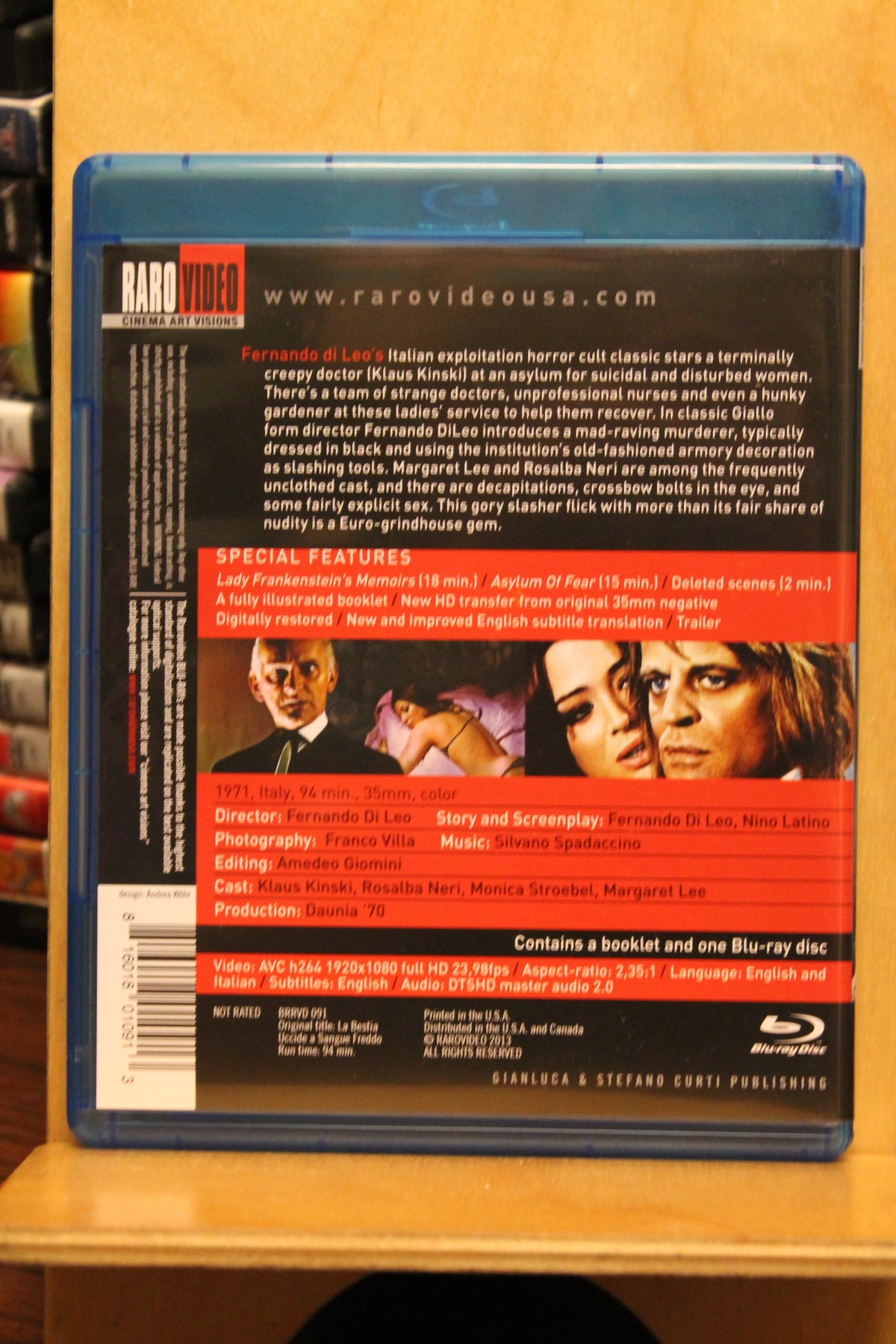 Slaughter Hotel Blu-ray
