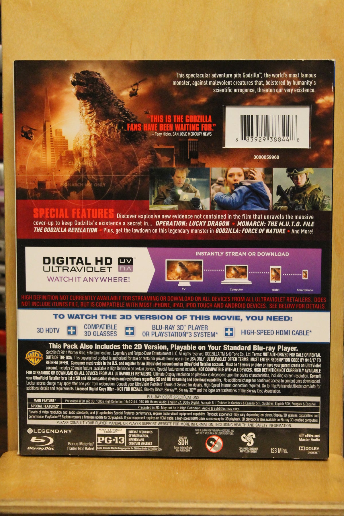 Godzilla Blu-ray