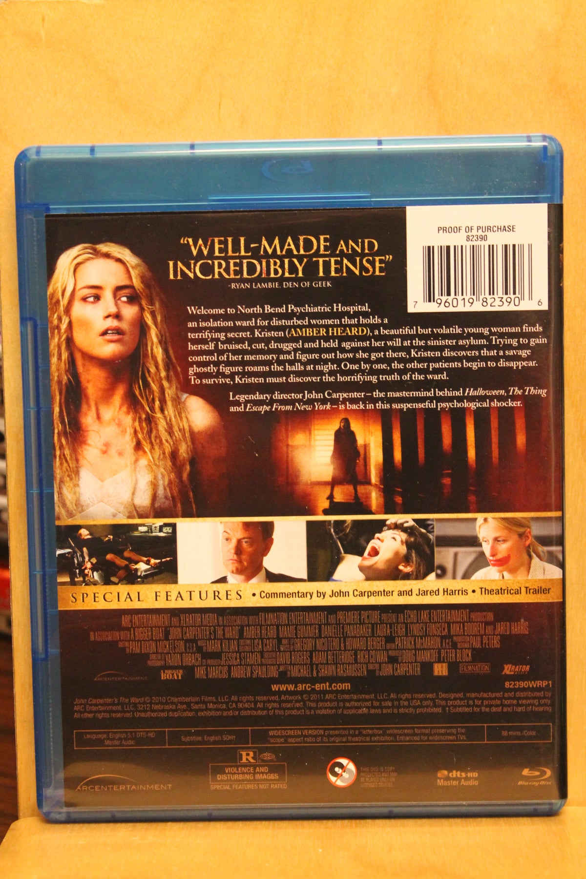 The Ward Blu-ray