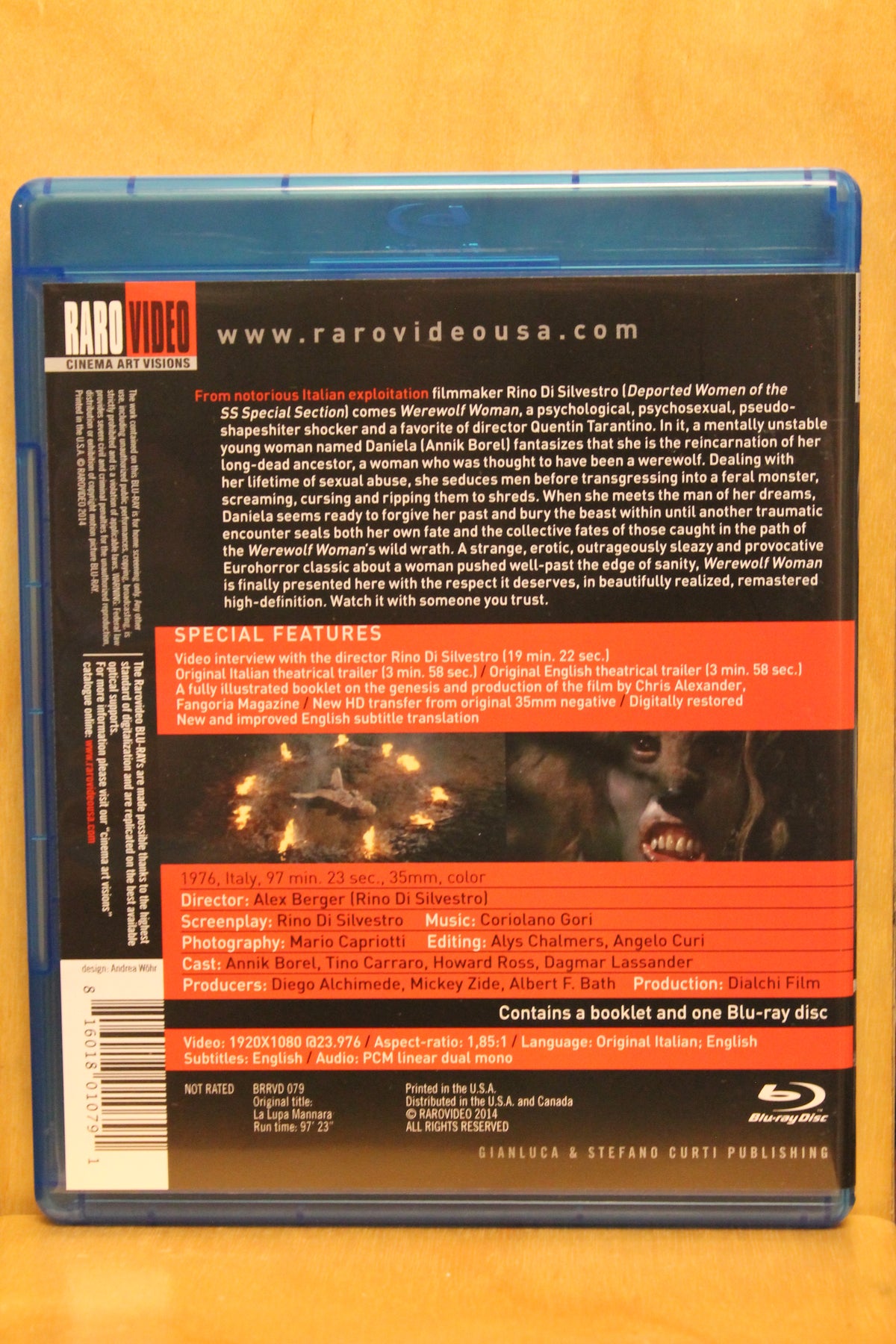 Werewolf Woman Blu-ray