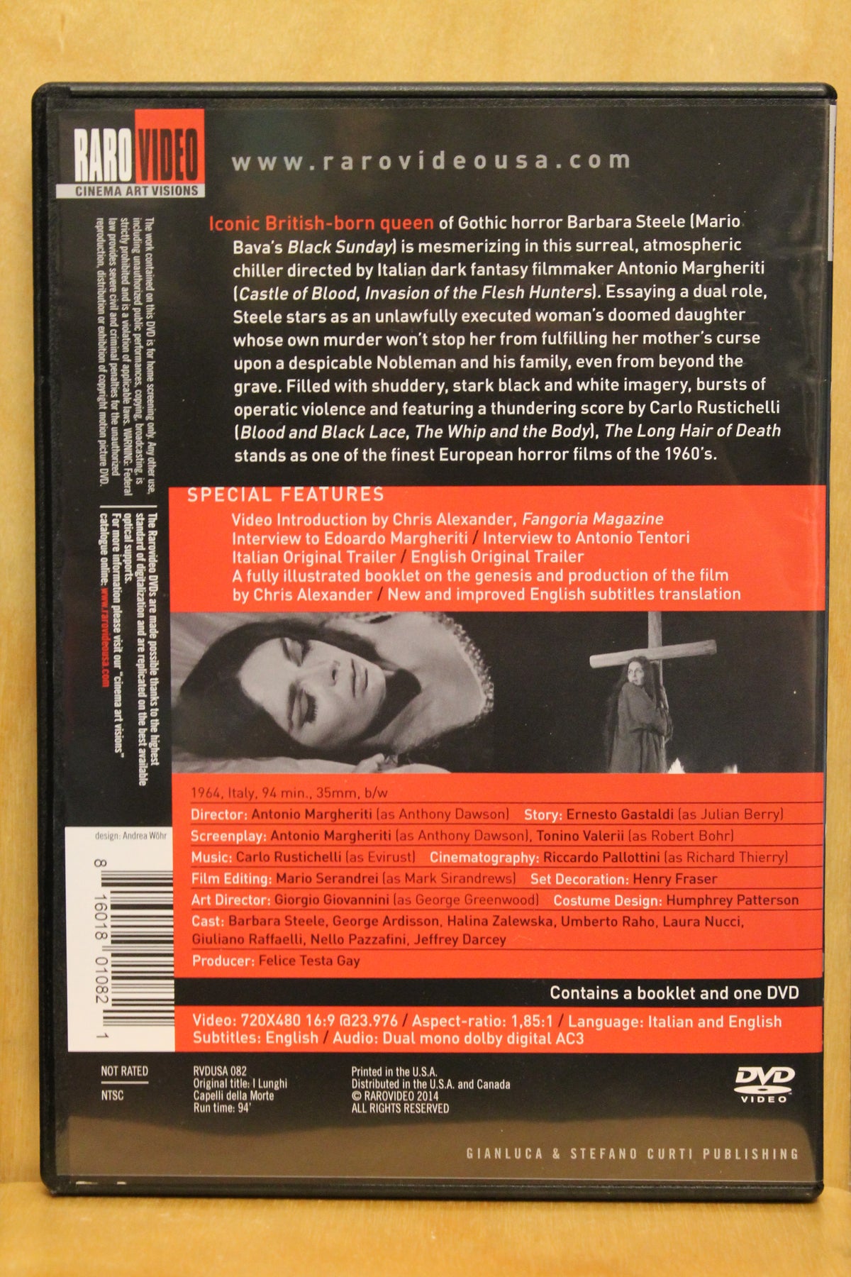 The Long Hair of Death DVD