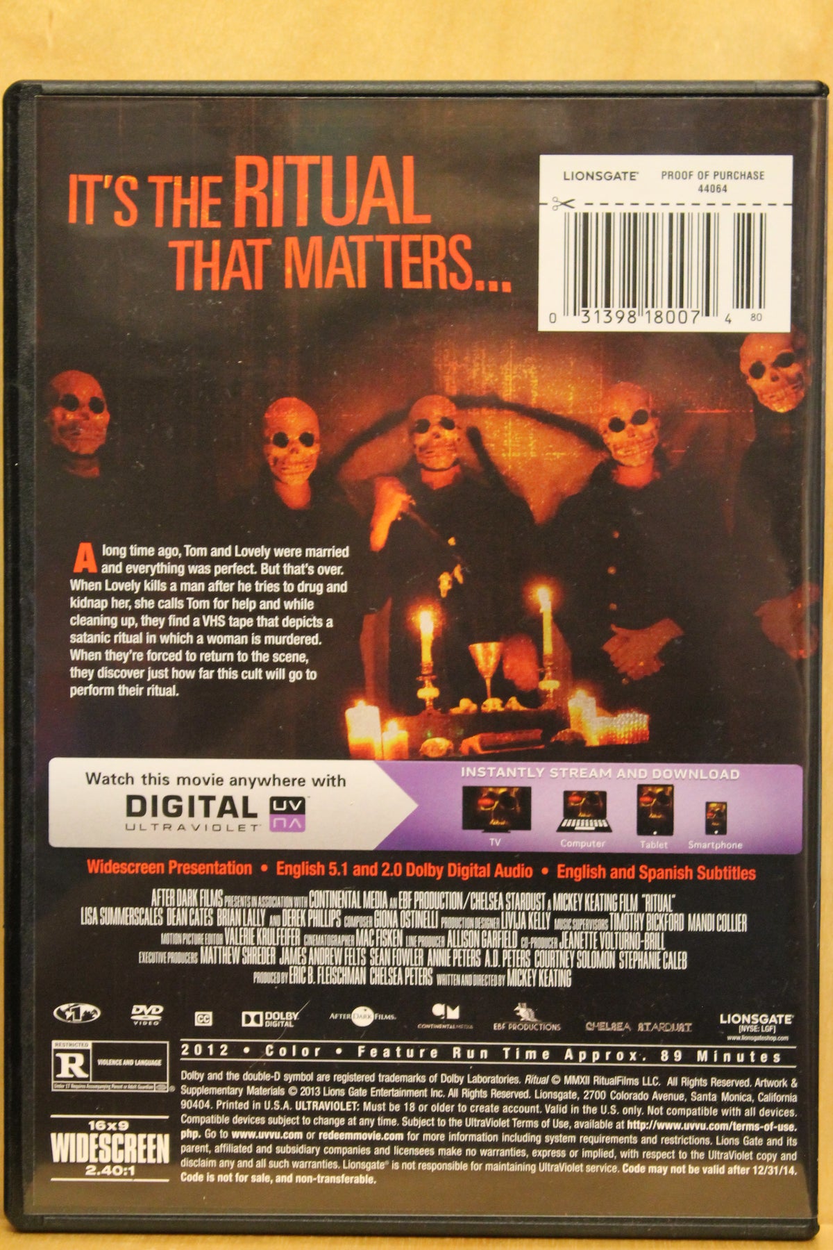 Ritual DVD