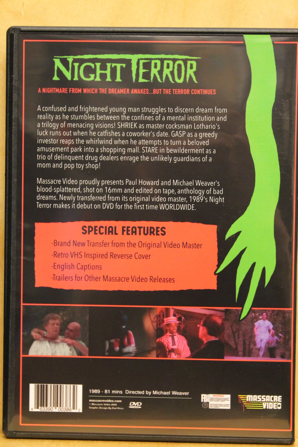 Night Terror DVD