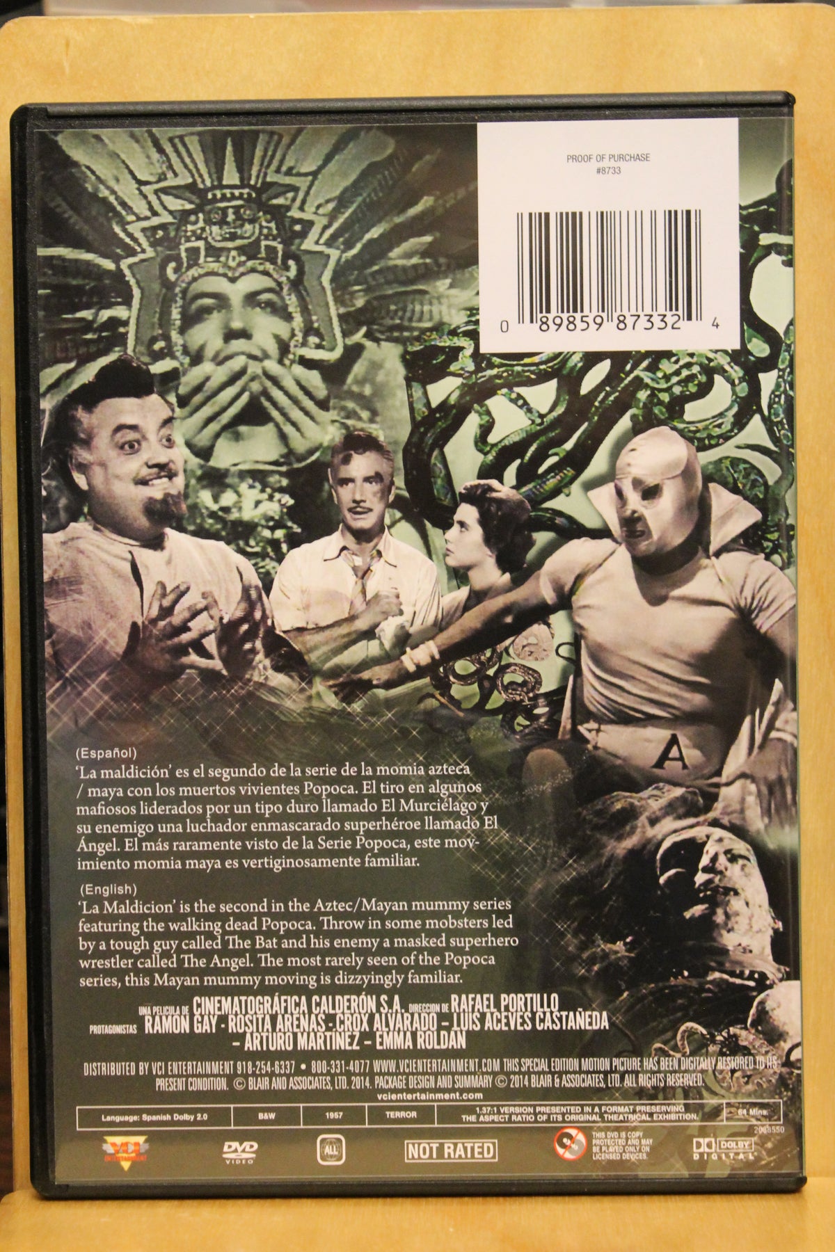 La Maldición de la Momia Azteca DVD