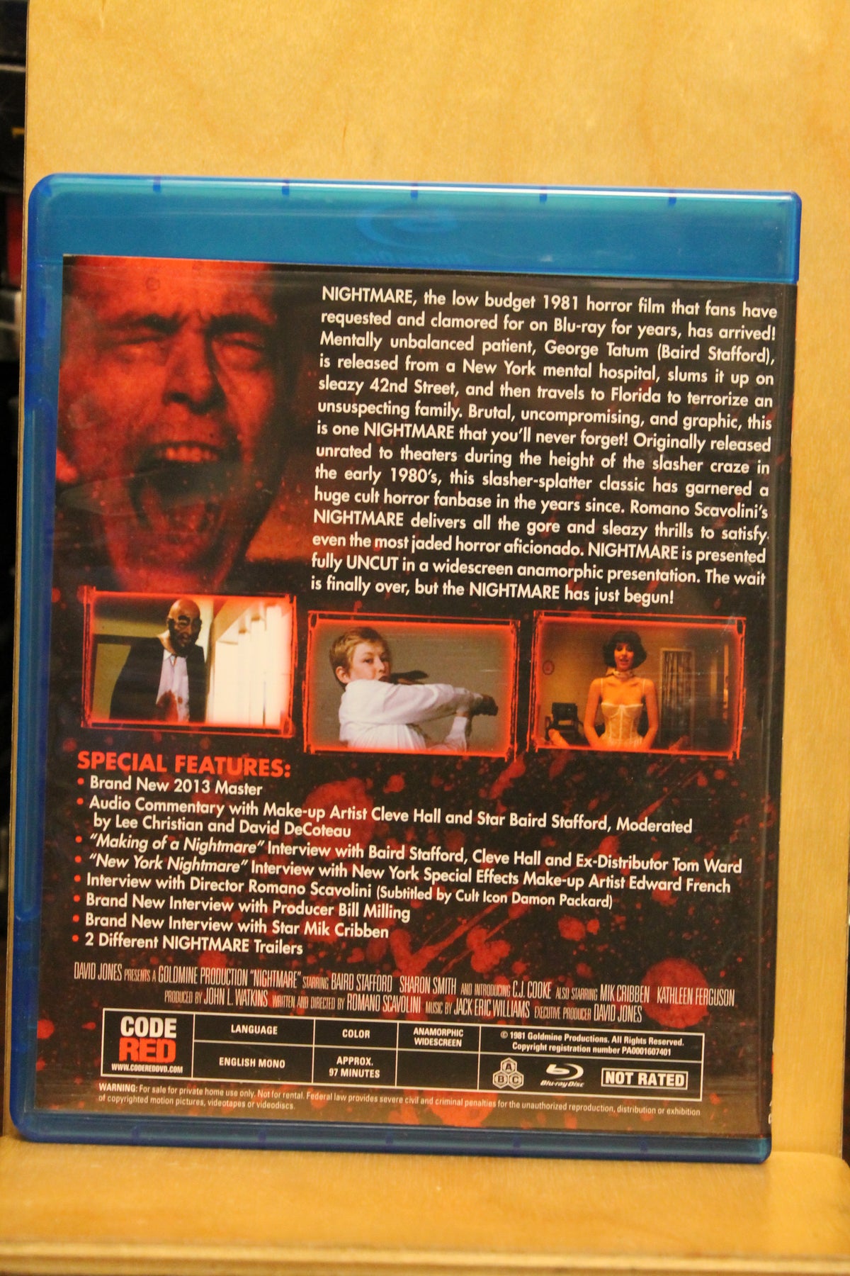 Nightmare Blu-ray