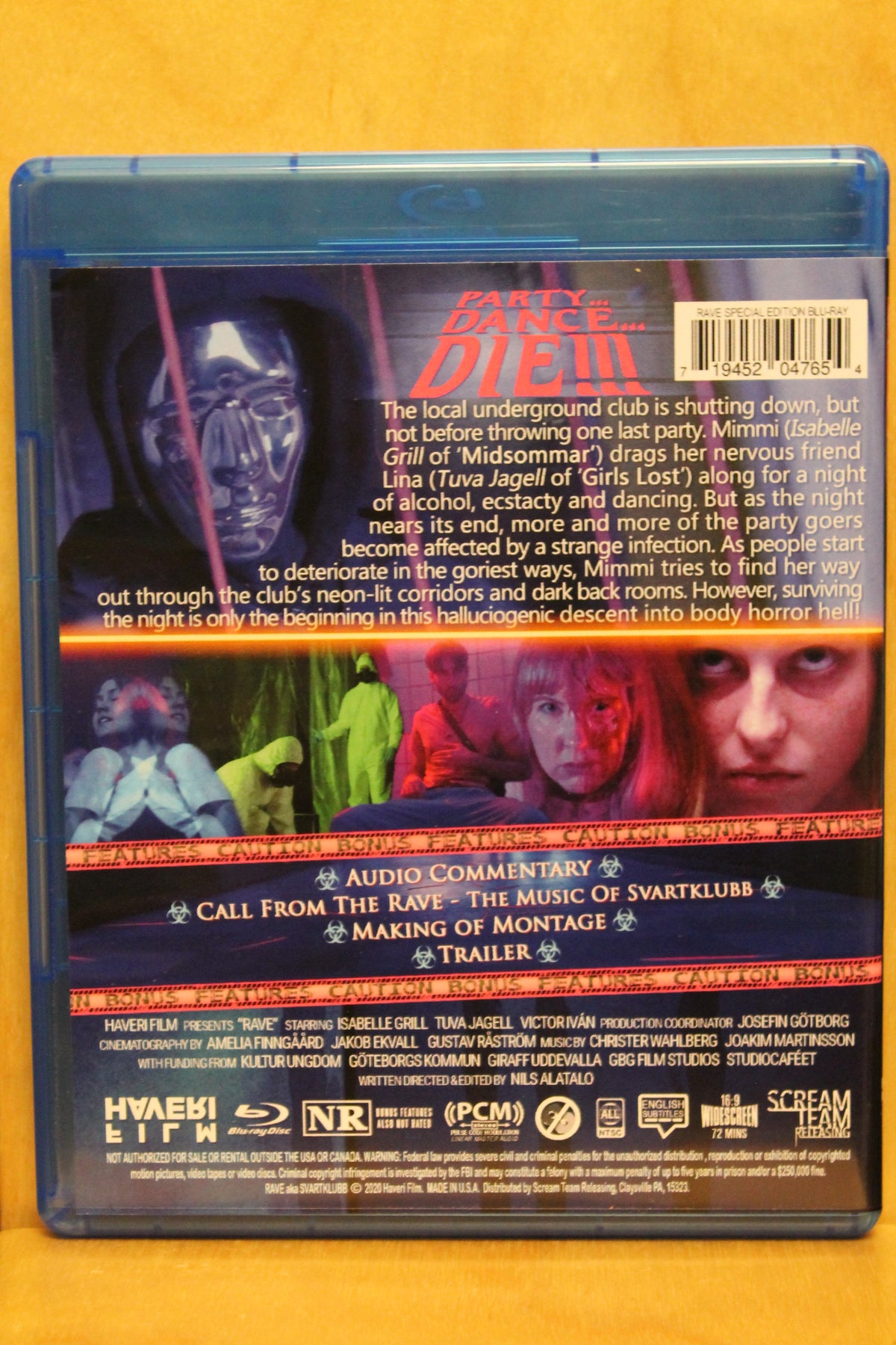 Rave Blu-ray
