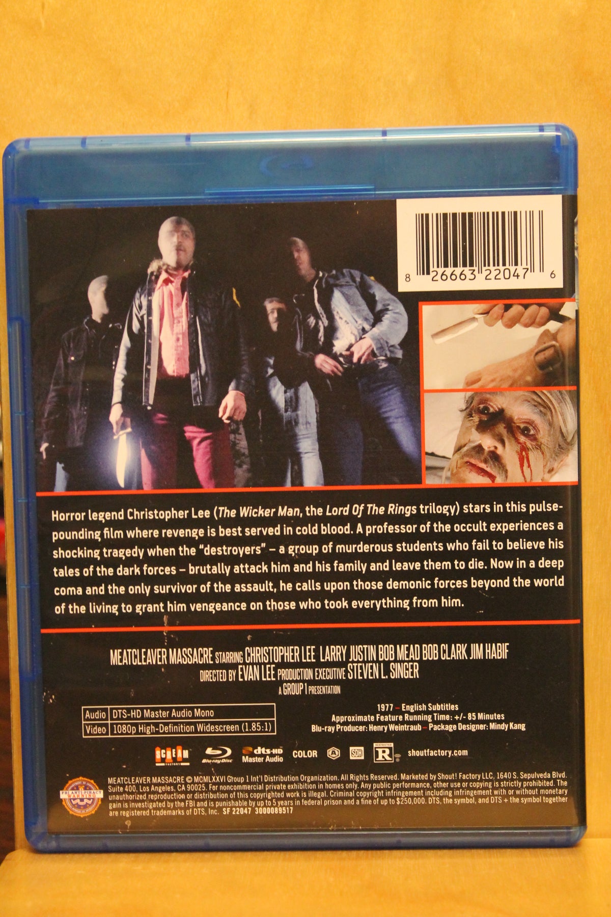 Meatcleaver Massacre Blu-ray