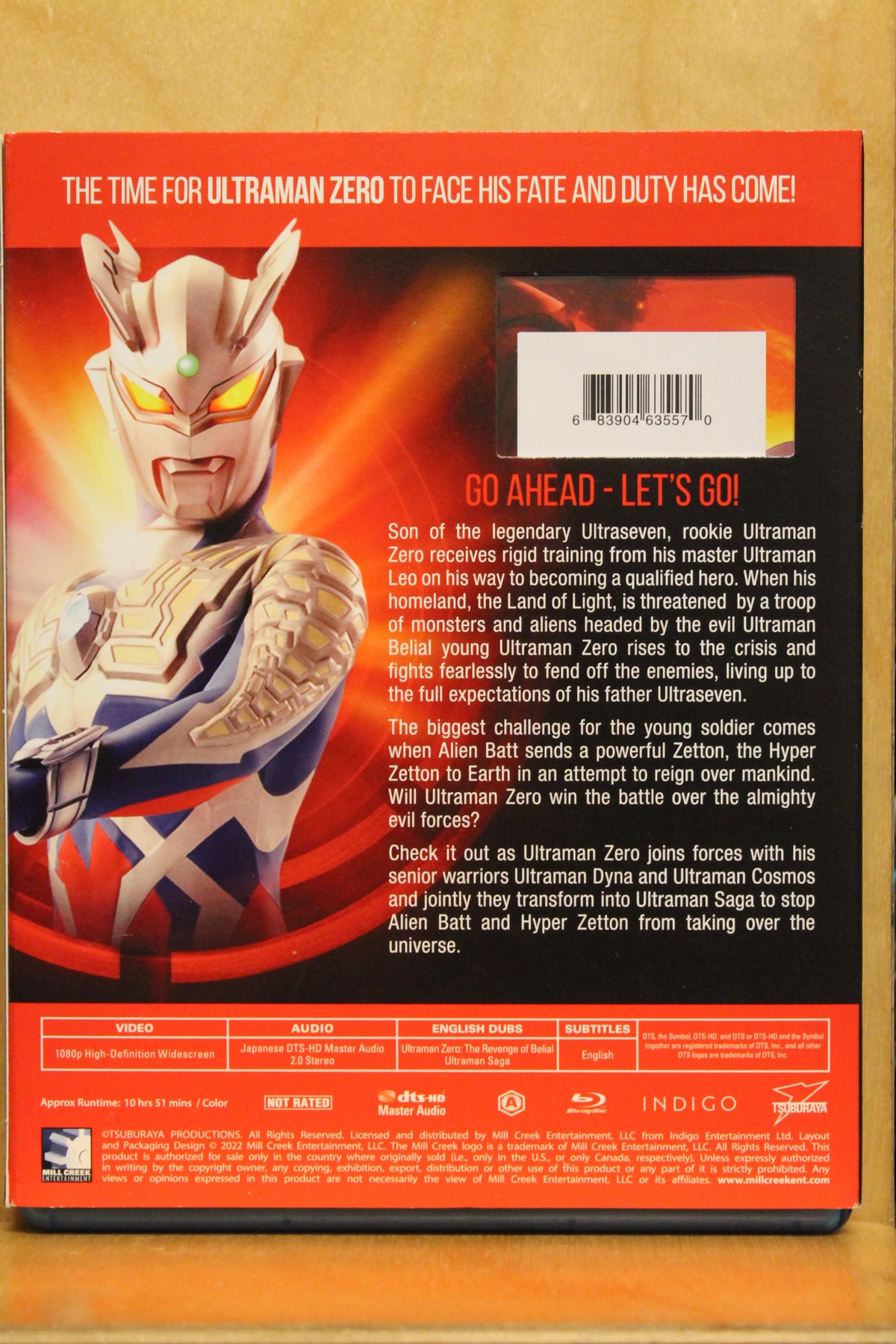 Ultraman Zero: The Chronicle Blu-ray