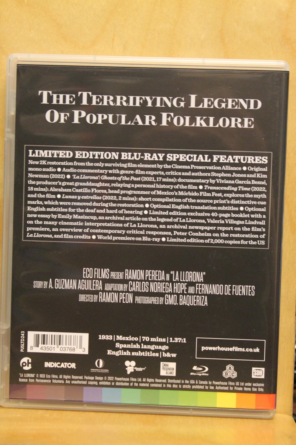 The Crying Woman Blu-ray