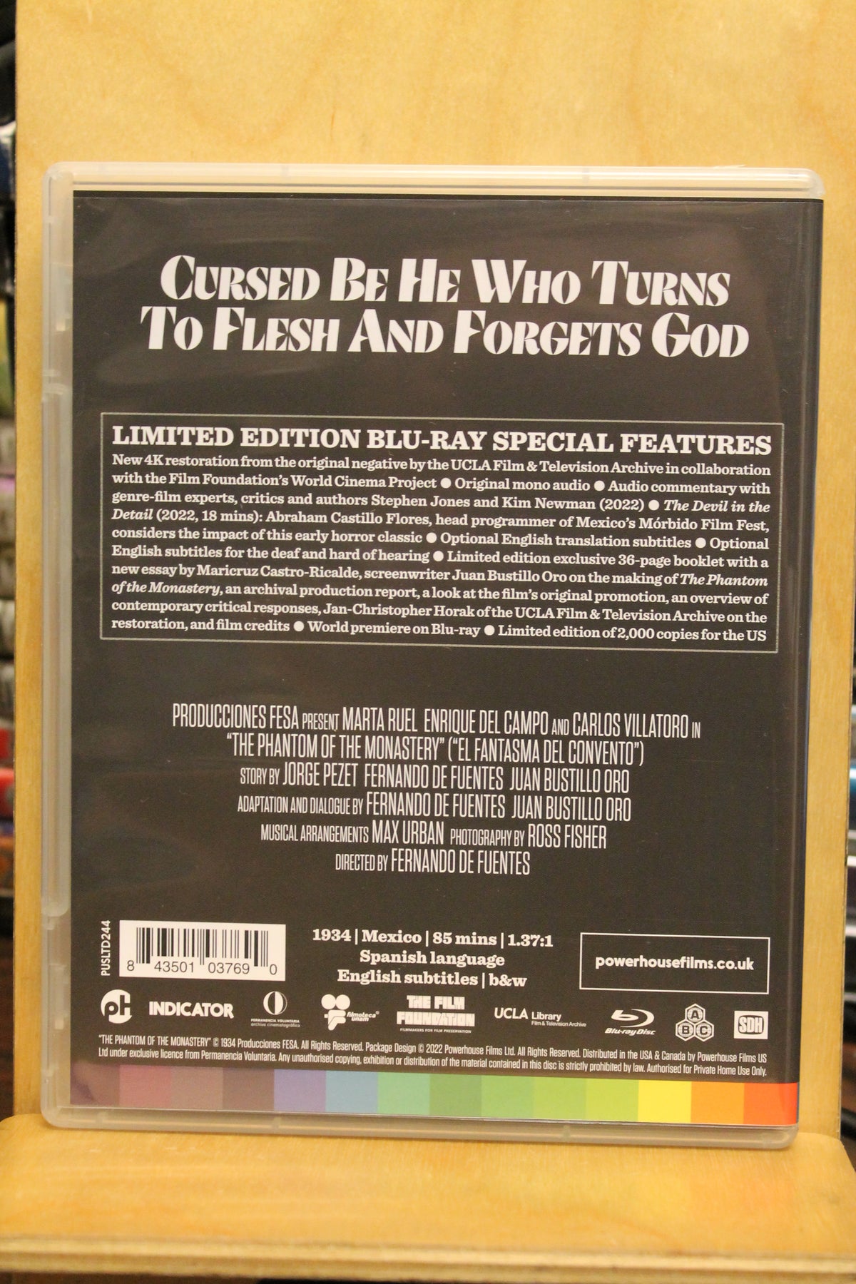 The Phantom of the Monastery Blu-ray