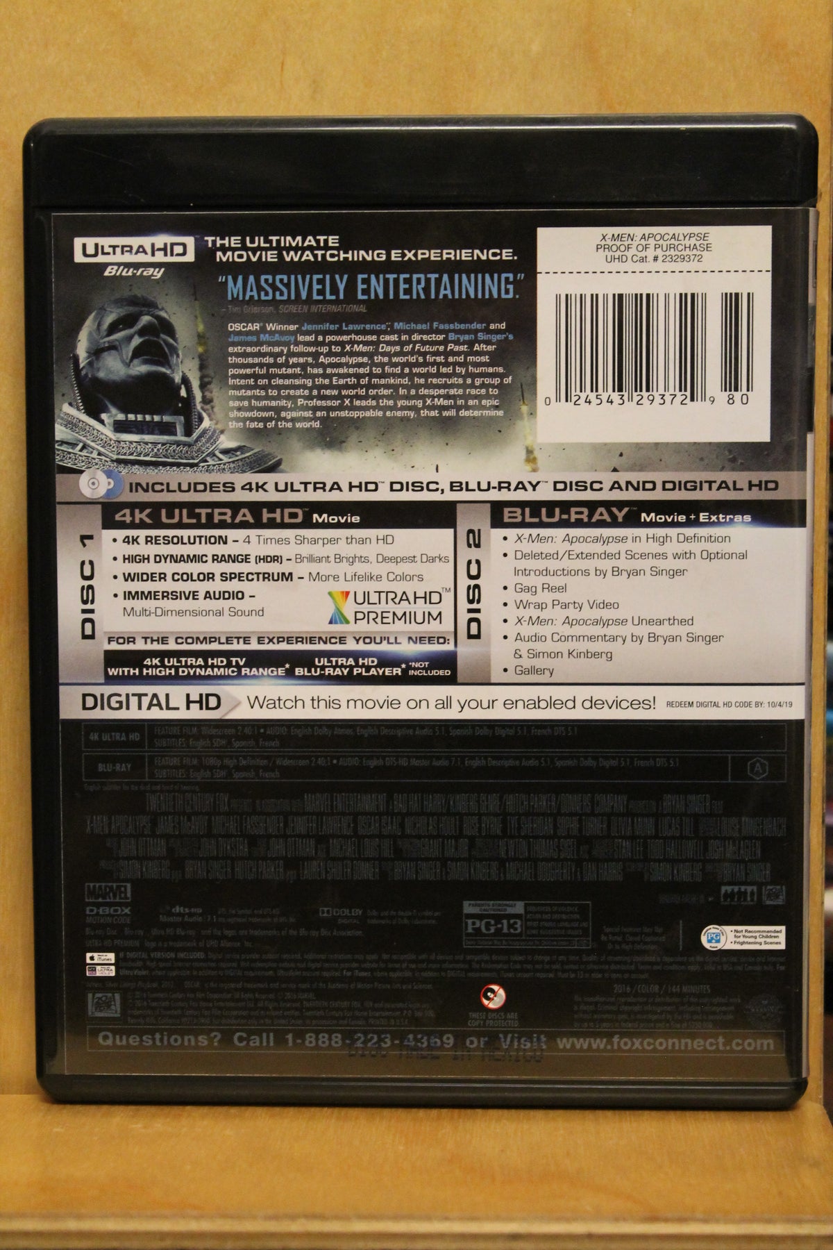 X-Men: Apocalypse 4K UHD