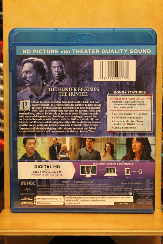 Grimm: Season Three Blu-ray
