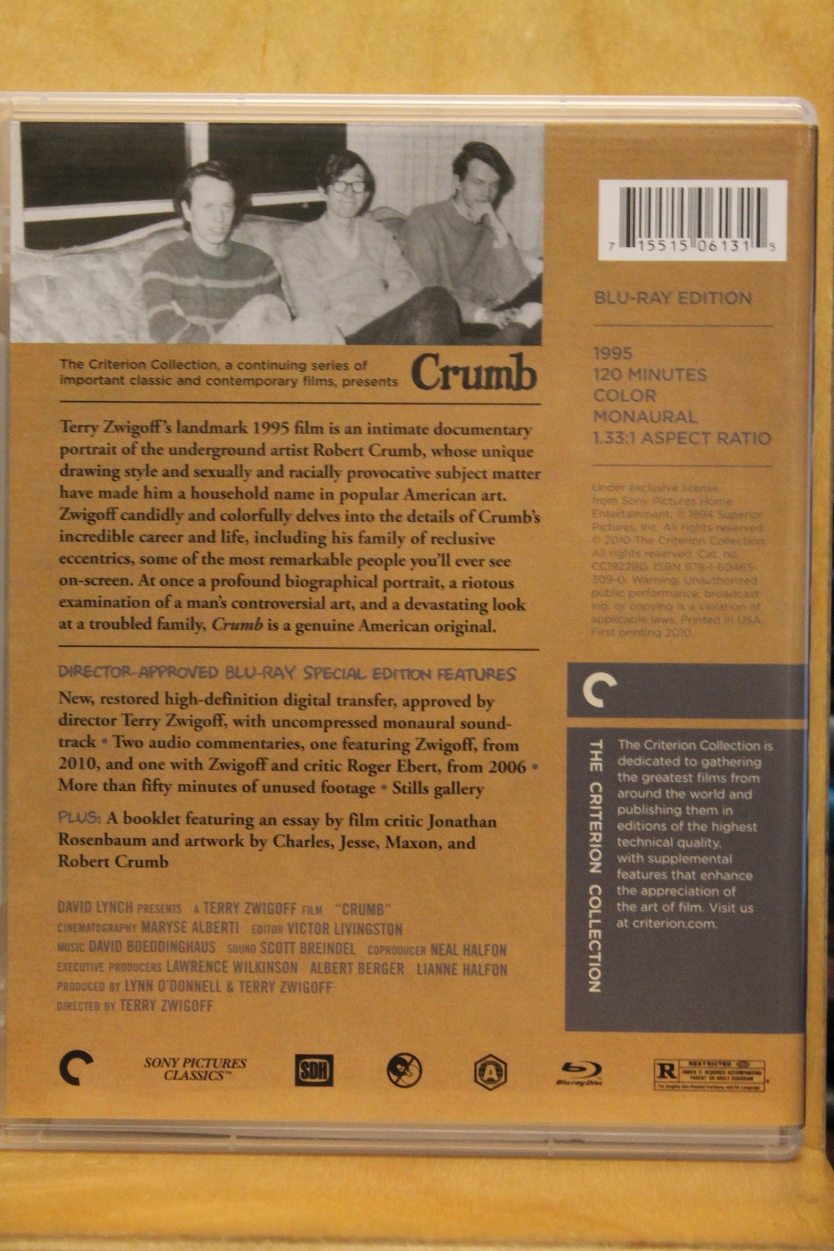 Crumb Blu-ray