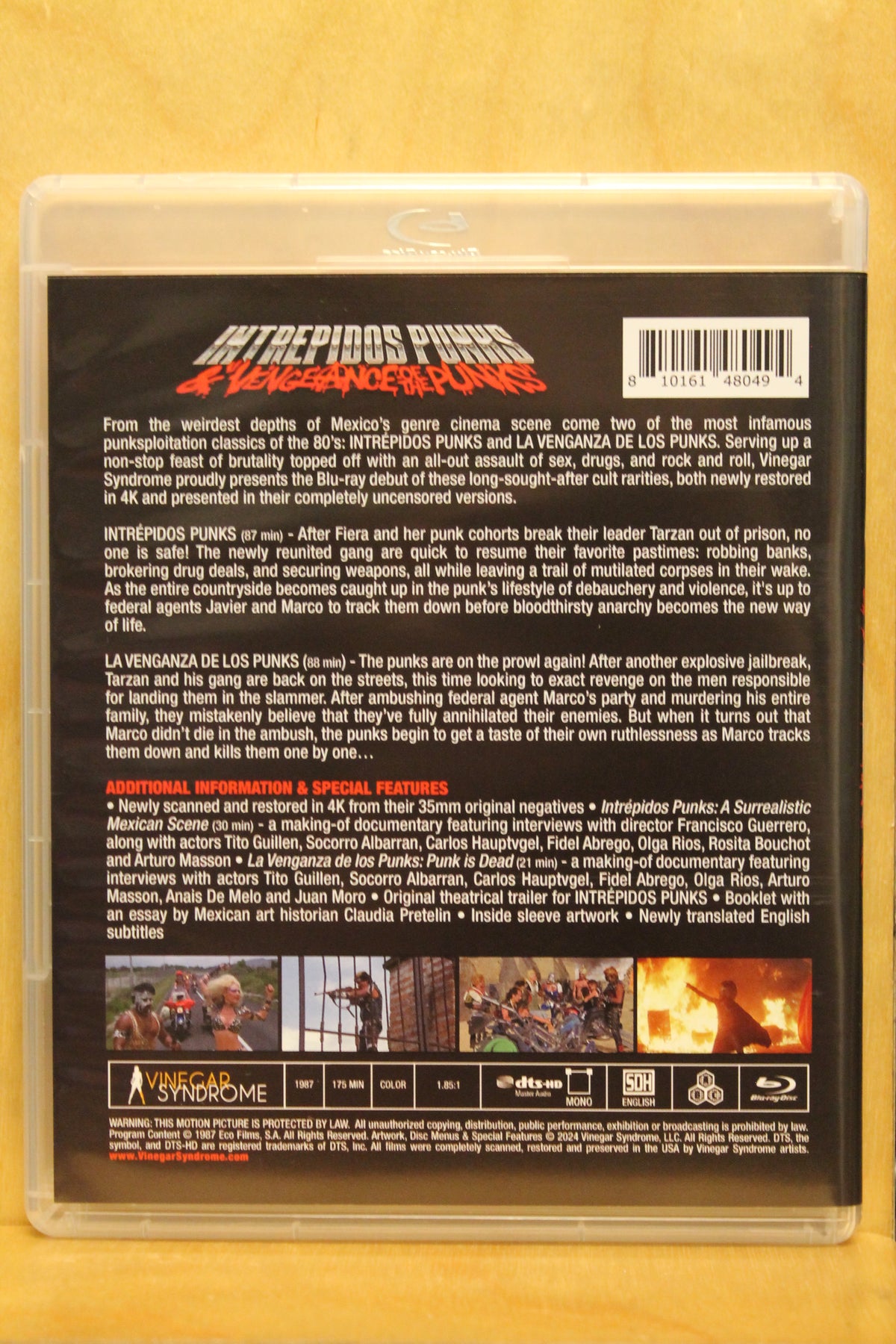 Intrepidos Punks & Vengeance of the Punks Blu-ray