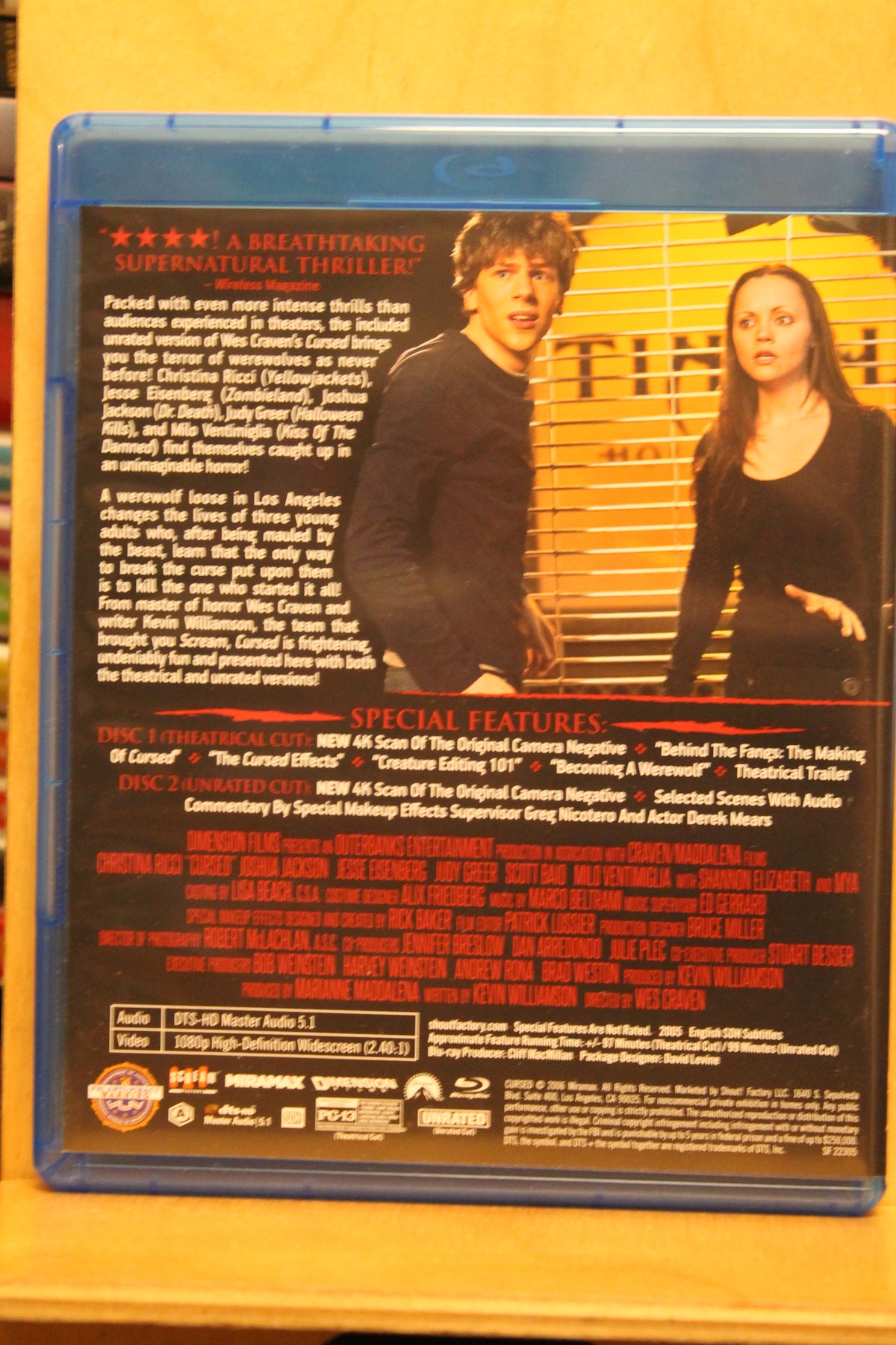 Cursed Blu-ray