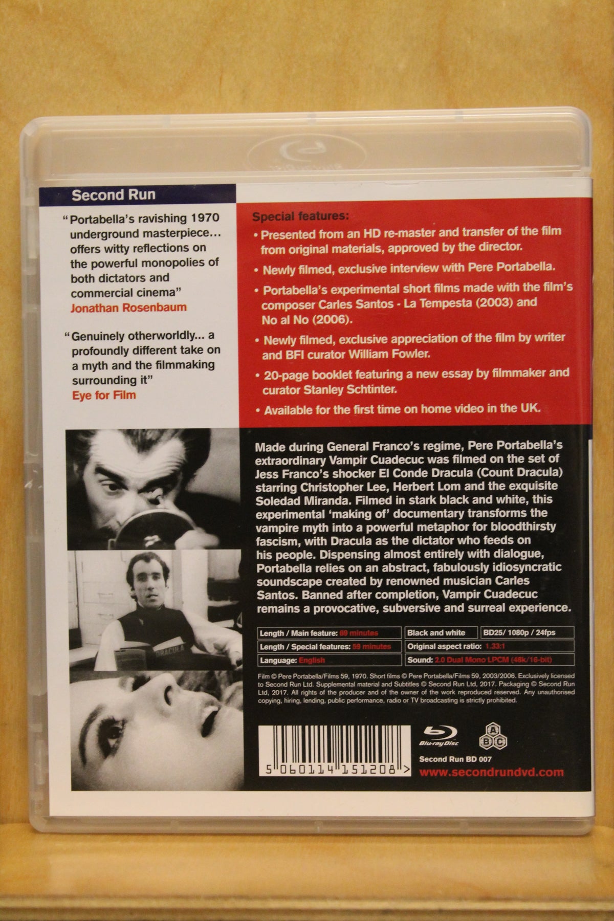 Vampir Cuadecuc Blu-ray