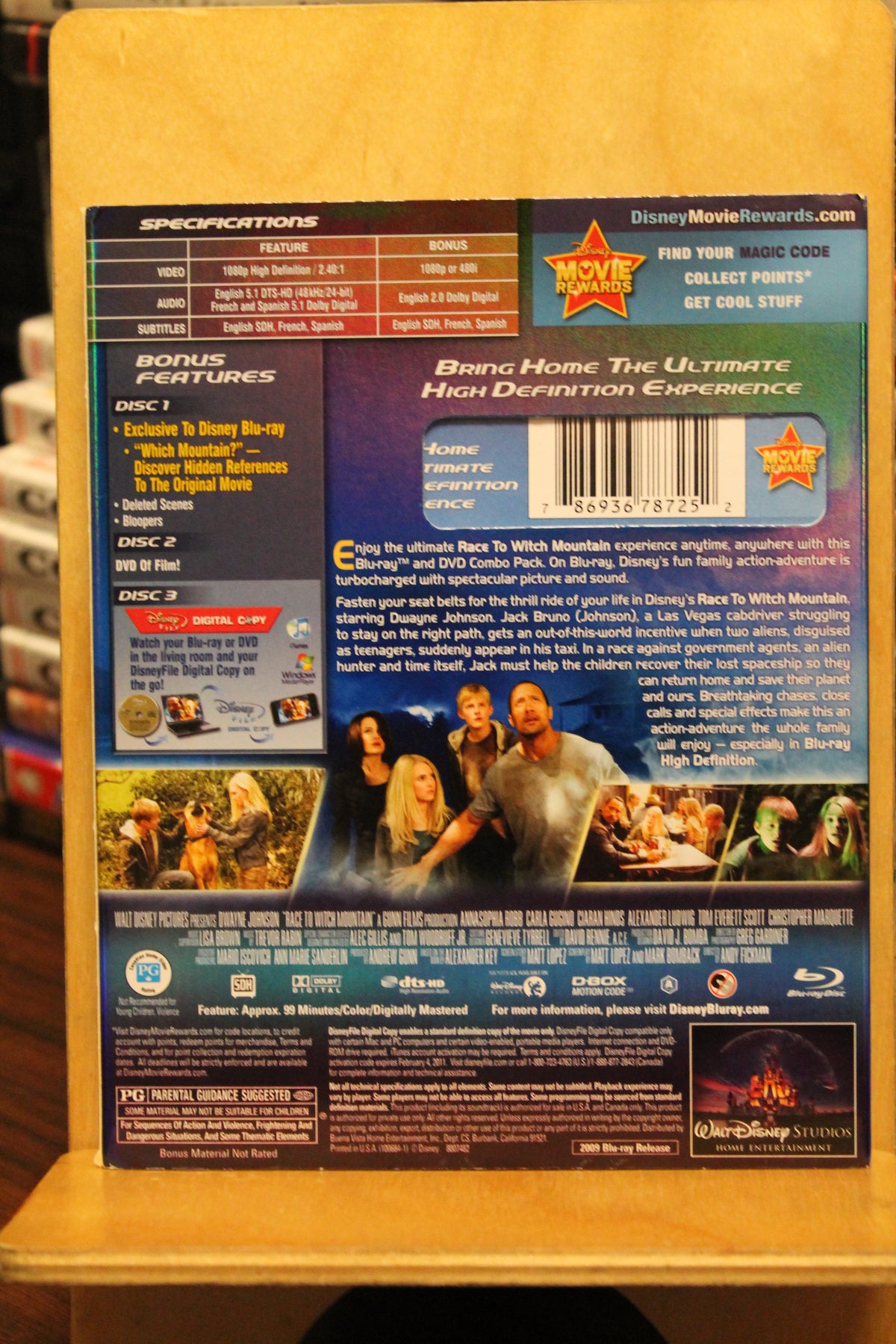 Race to Witch Mountain Blu-ray