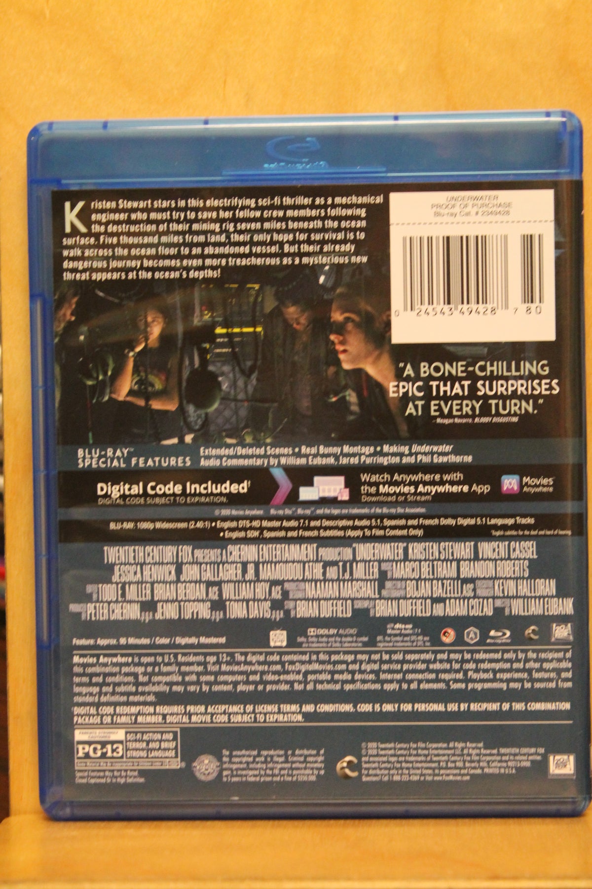 Underwater Blu-ray