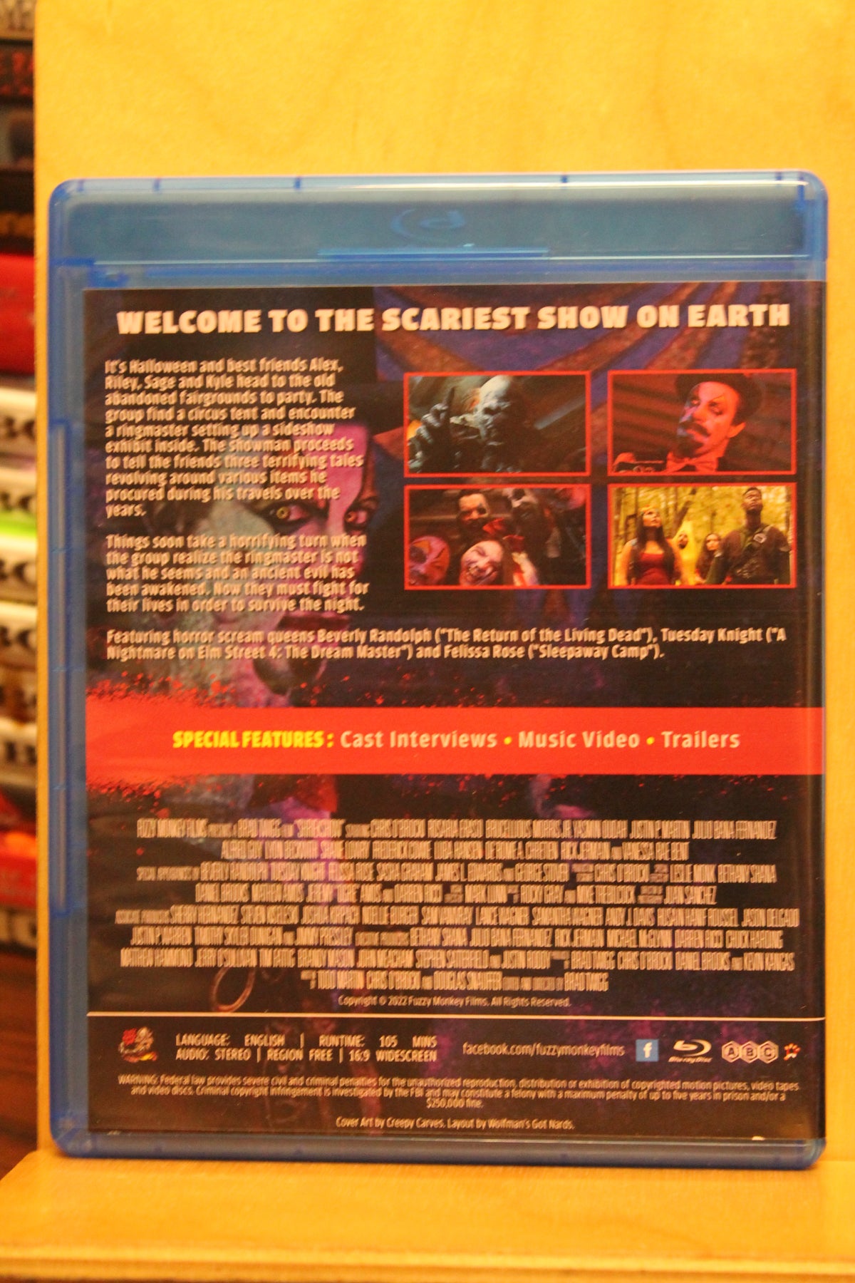 Shriekshow Blu-ray