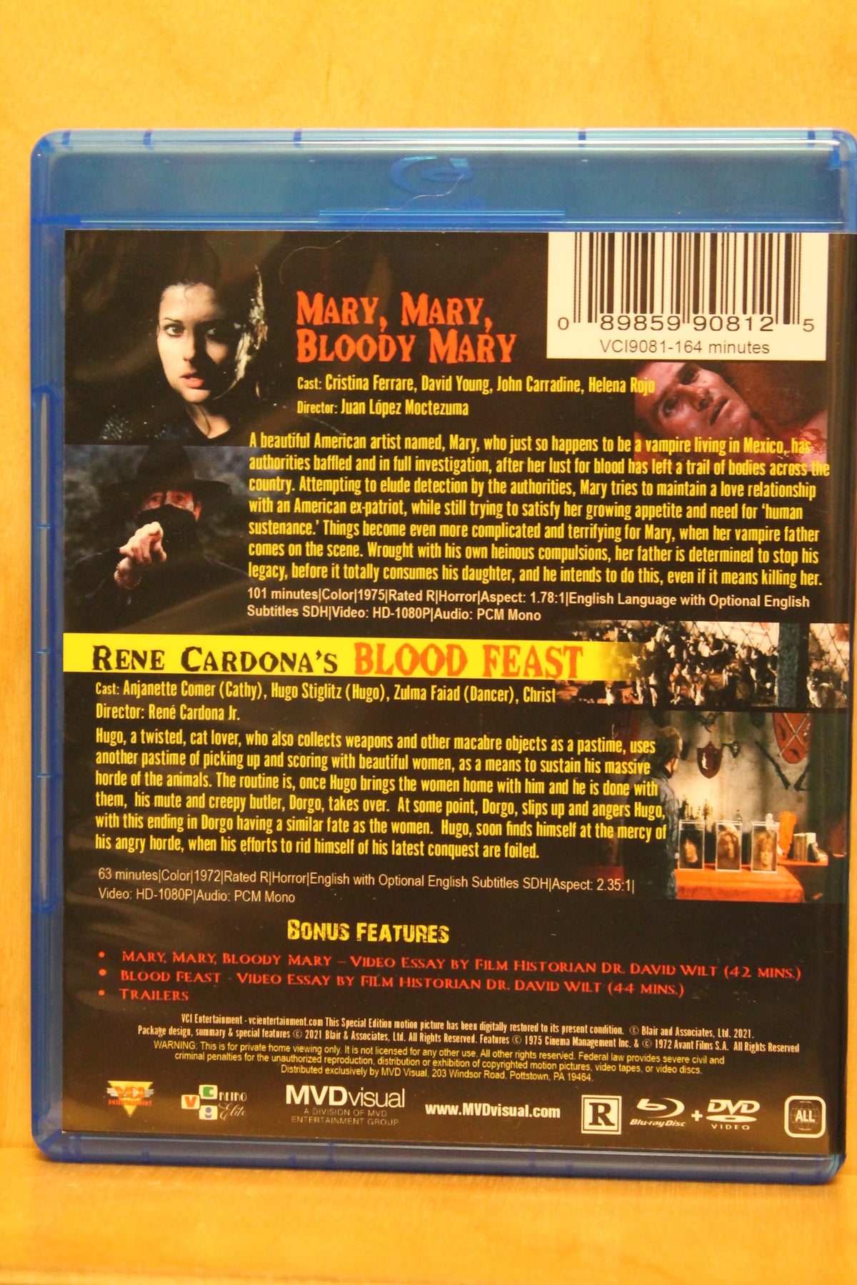 Bloody 70s Horror Double Feature Blu-ray