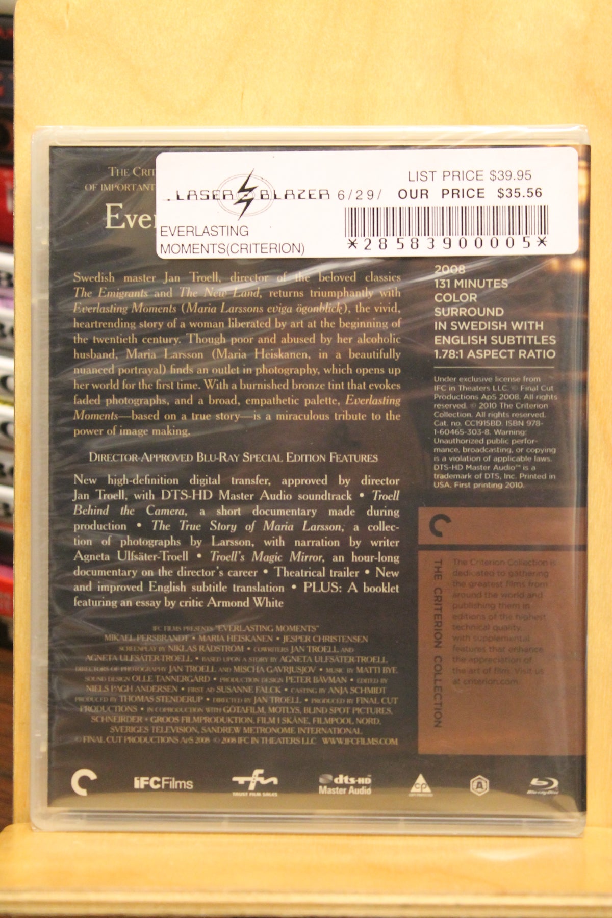 Everlasting Moments Blu-ray