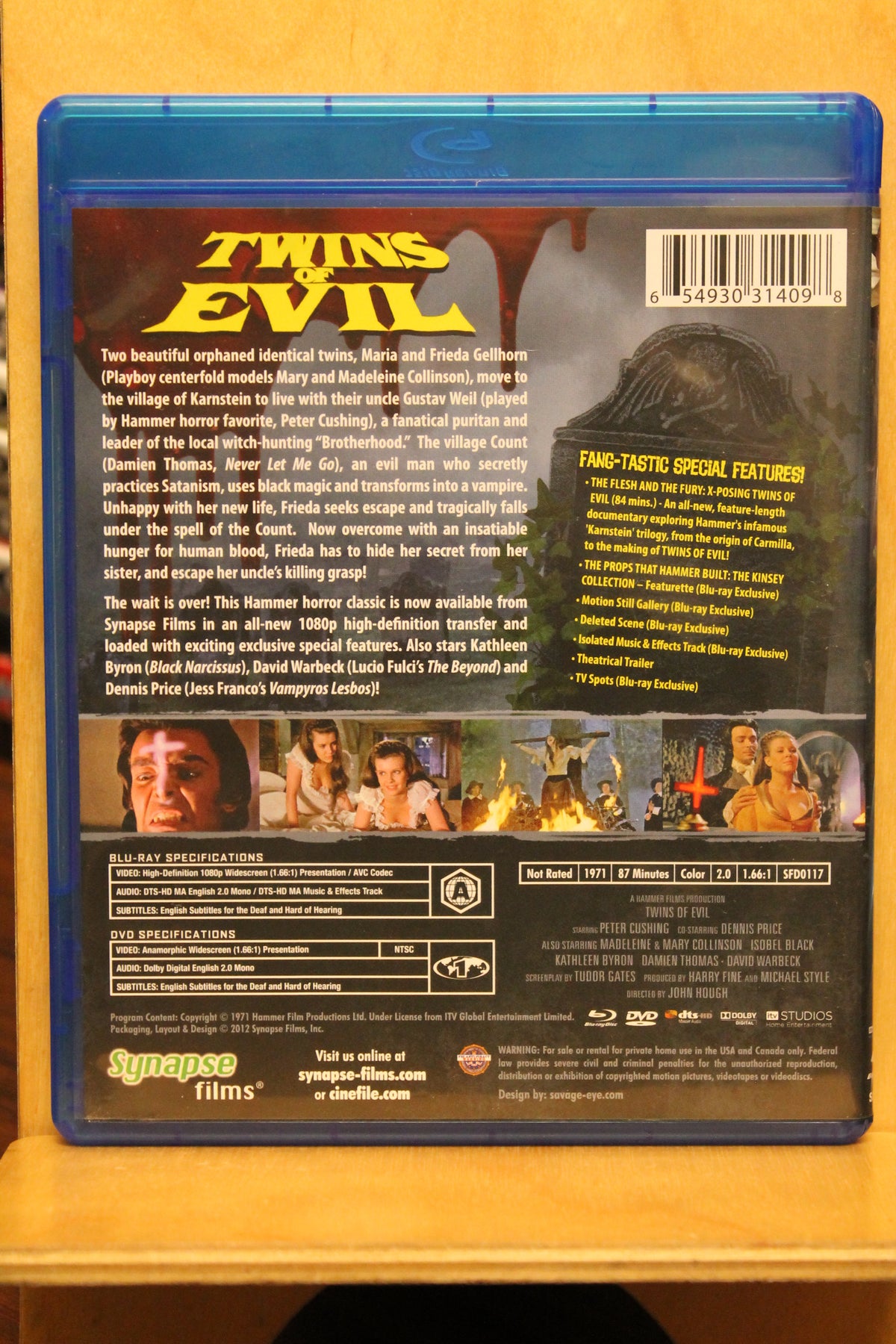Twins of Evil Blu-ray