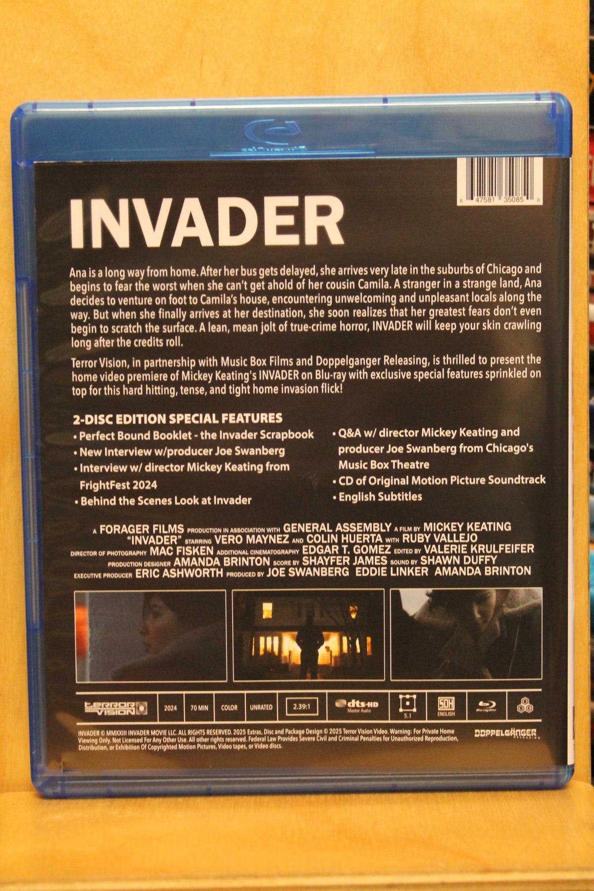 Invader Blu-ray