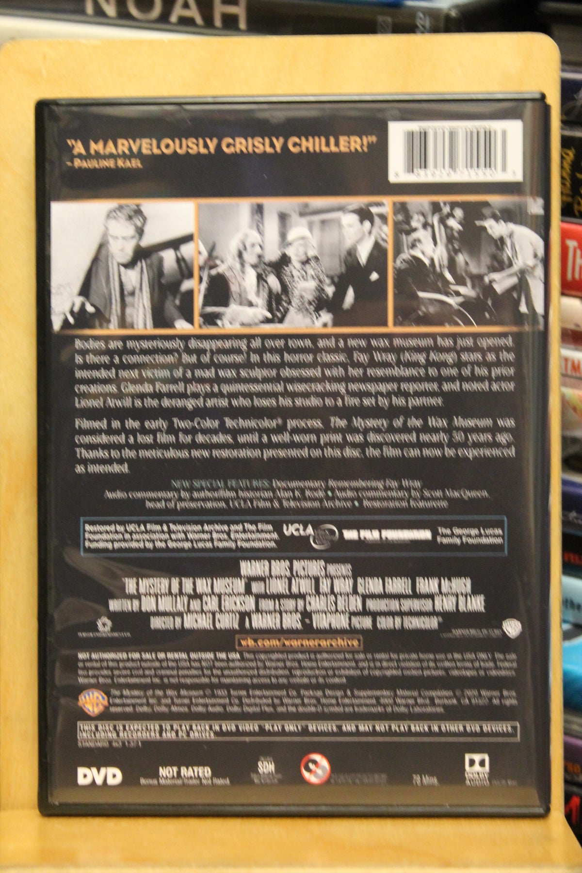 Mystery of the Wax Museum DVD