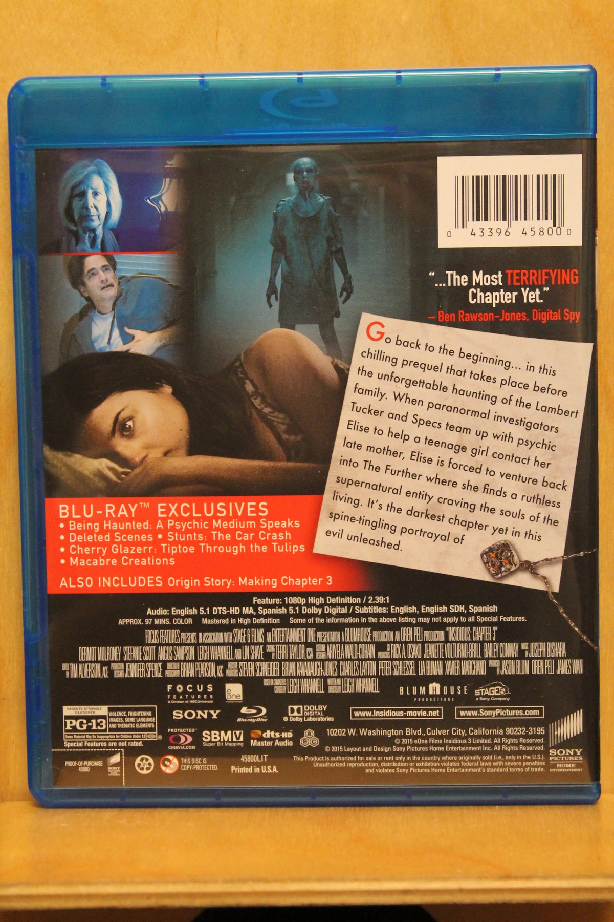 Insidious: Chapter 3 Blu-ray