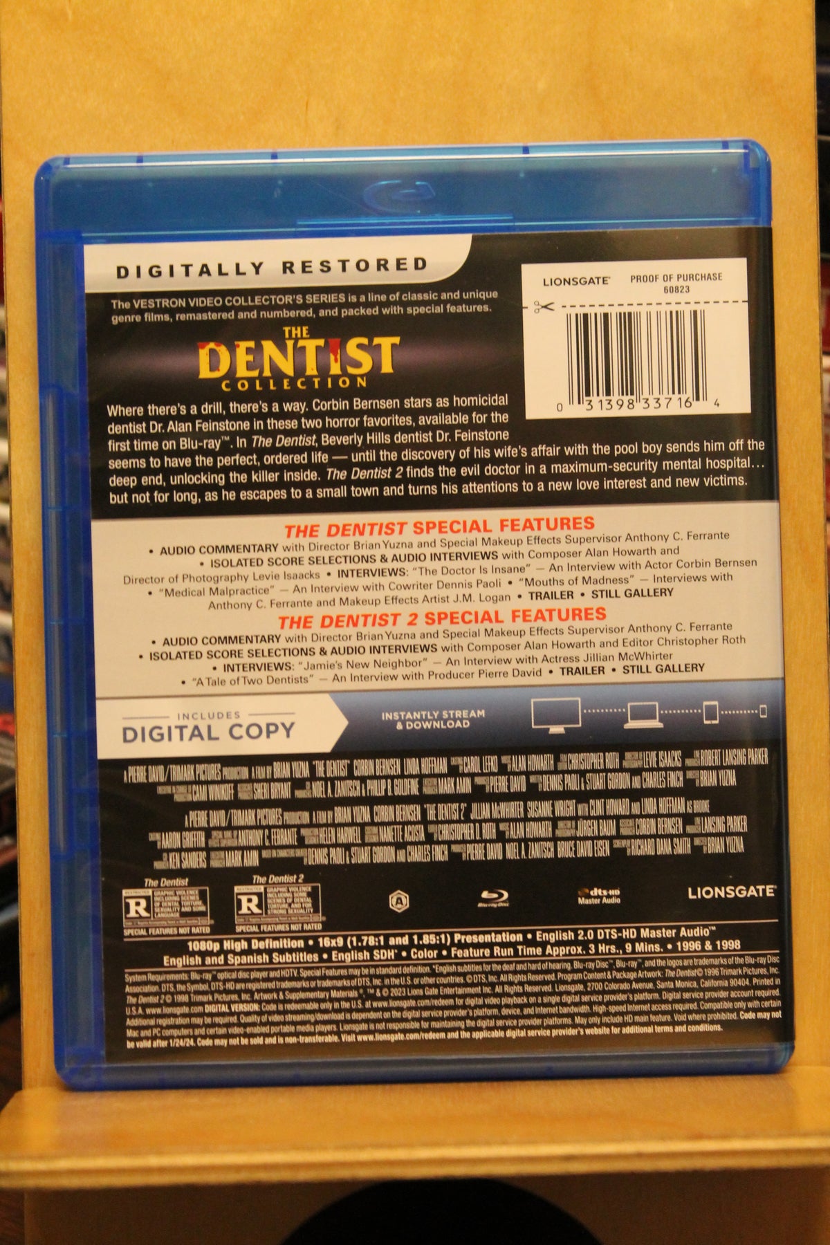 The Dentist Collection Blu-ray