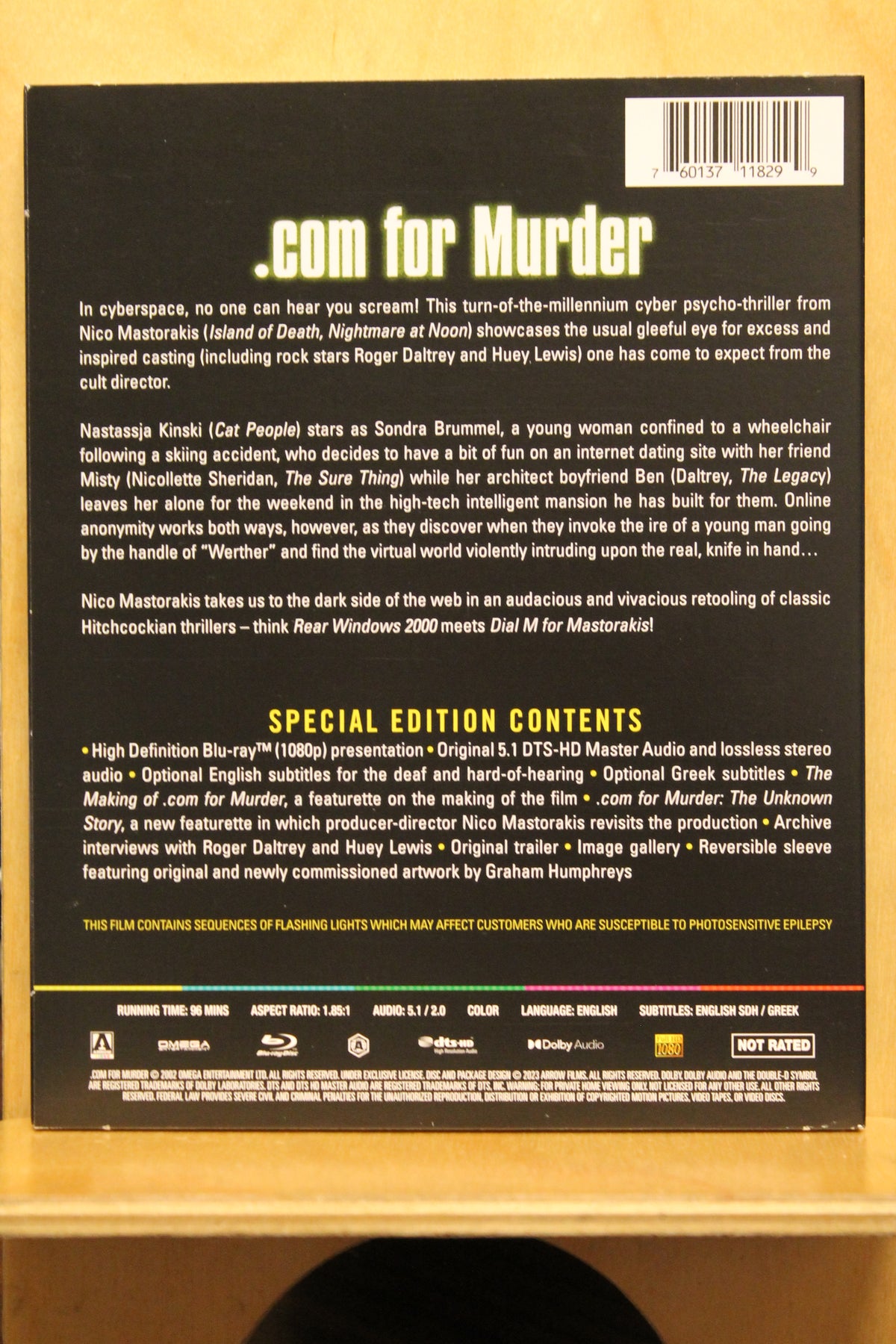 .com for Murder Blu-ray