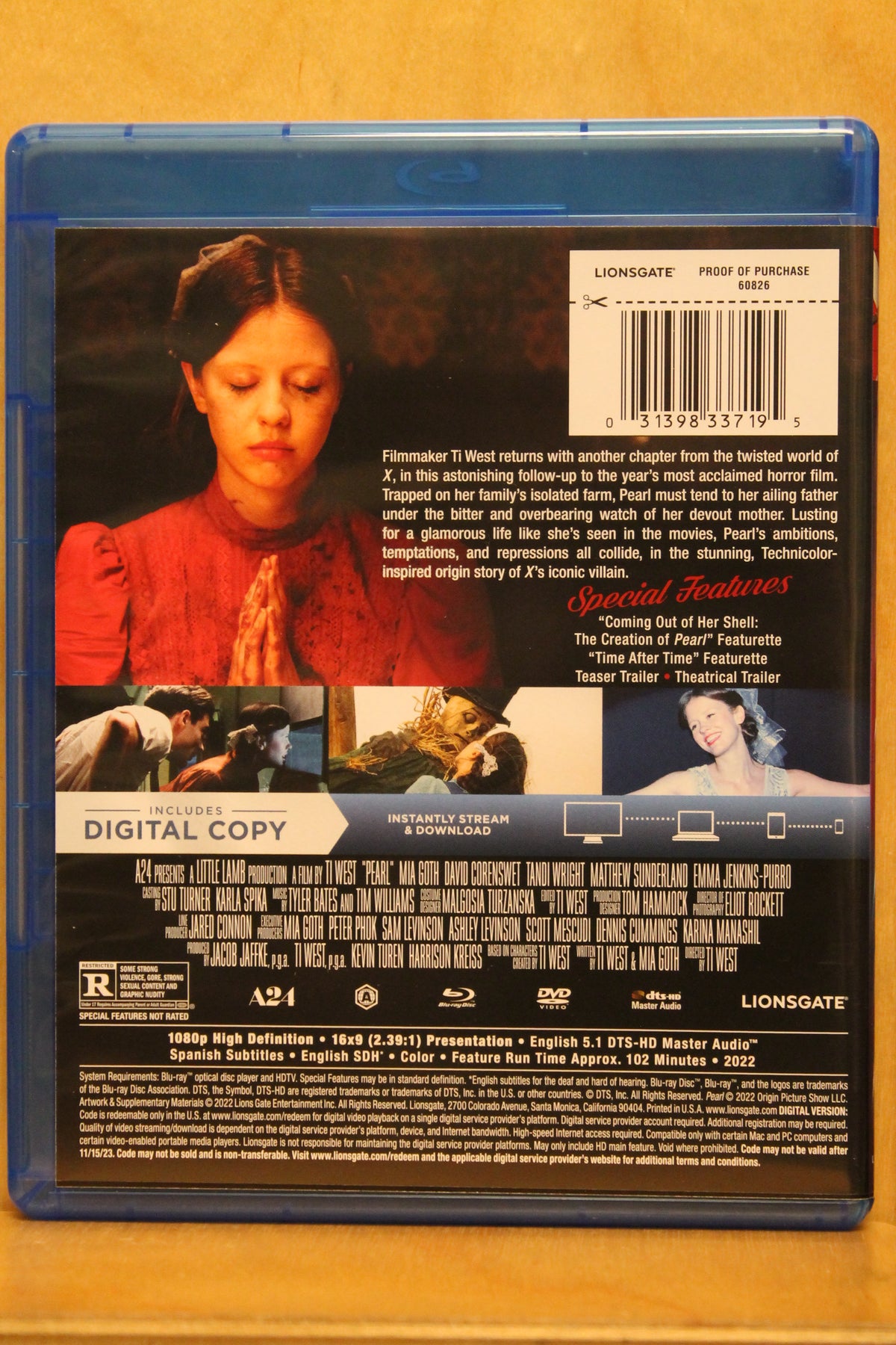 Pearl Blu-ray