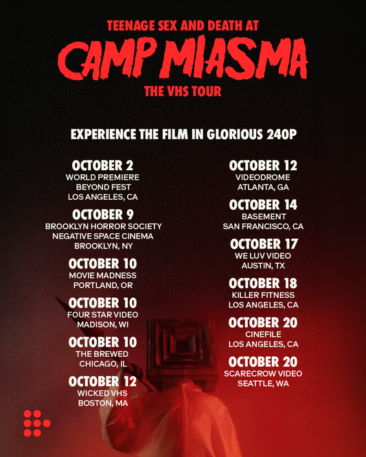 10.20.26 SPECIAL VHS SCREENING // TEENAGE SEX AND DEATH AT CAMP MIASMA