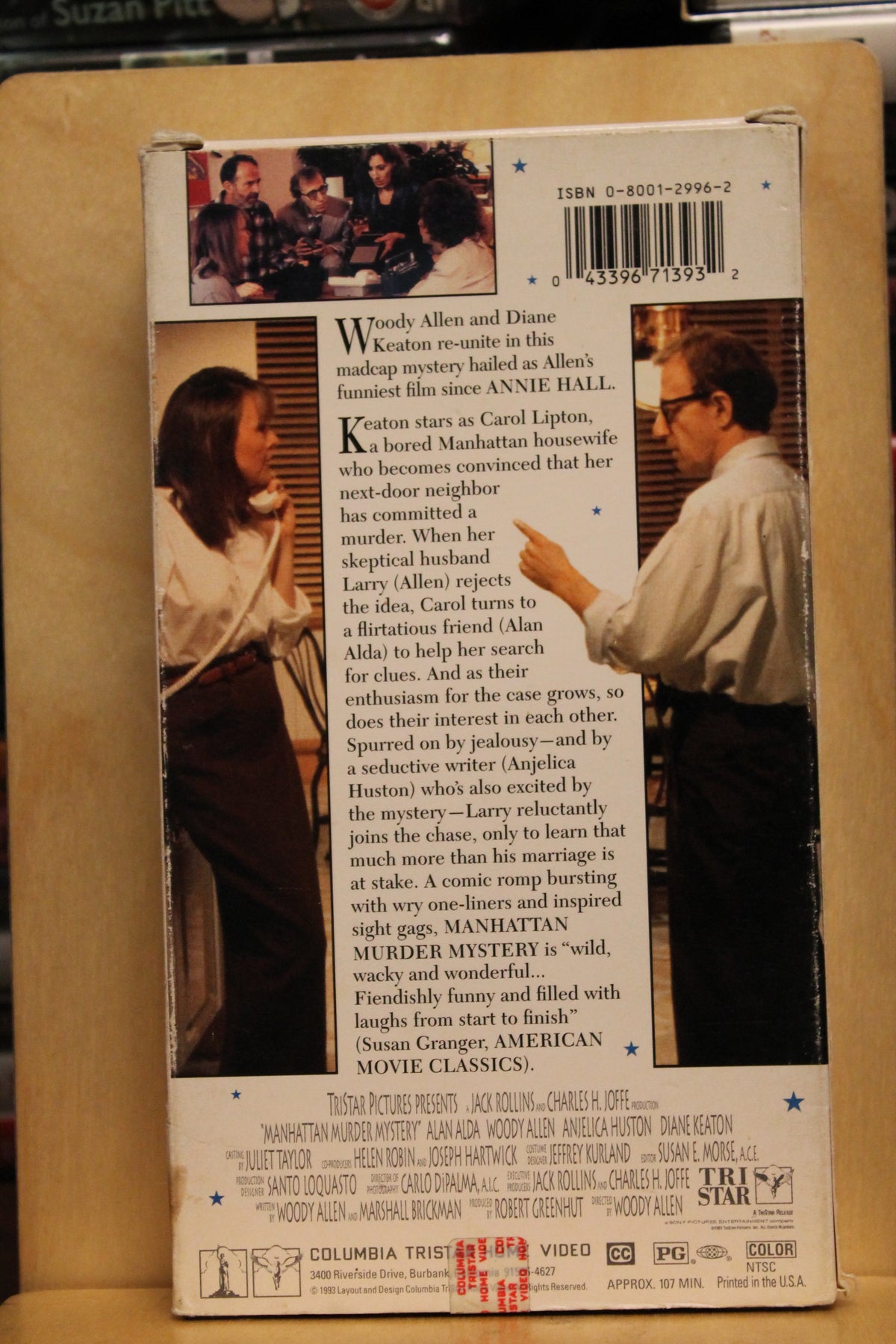 Manhattan Murder Mystery VHS