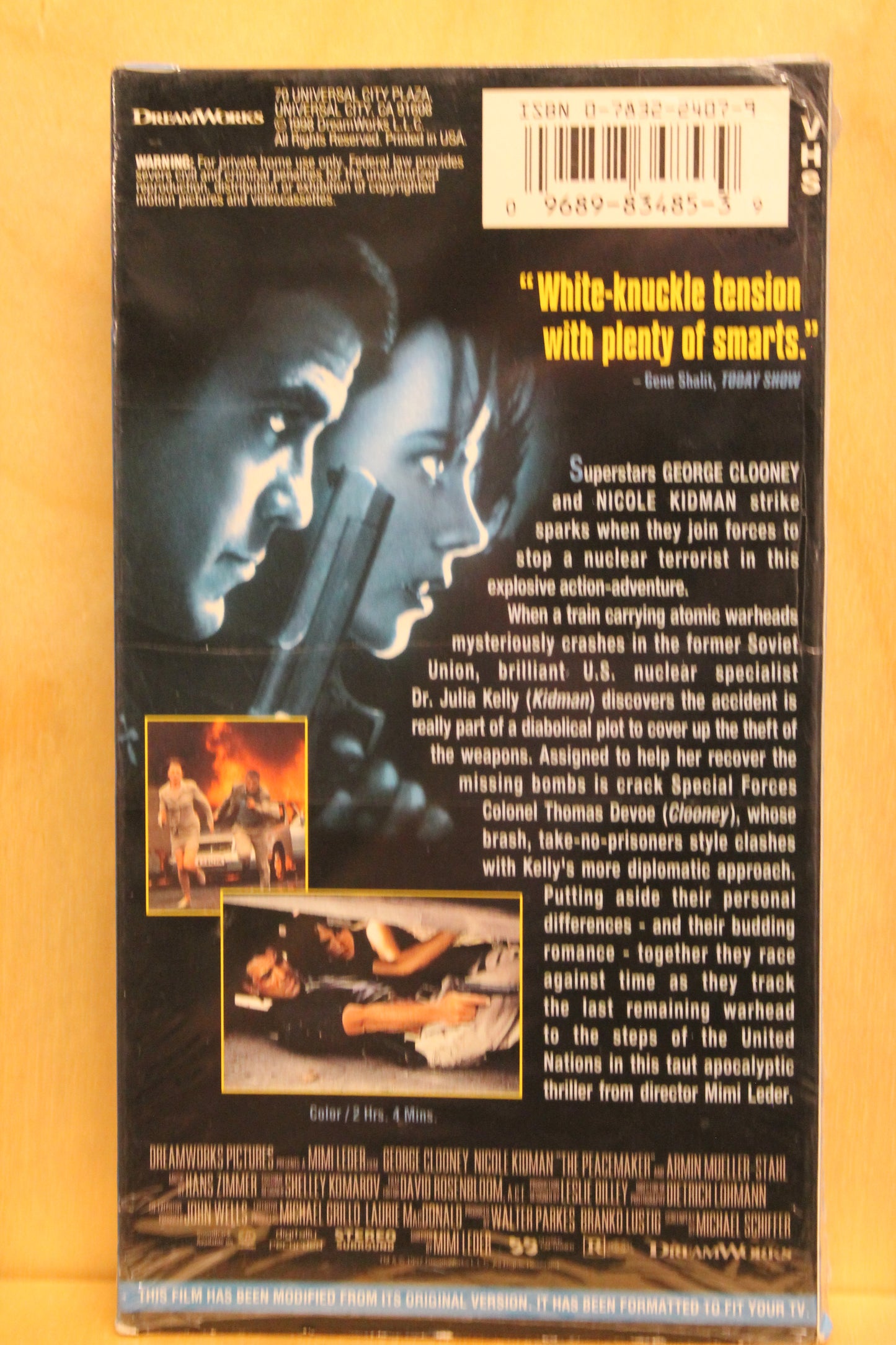 The Peacemaker VHS