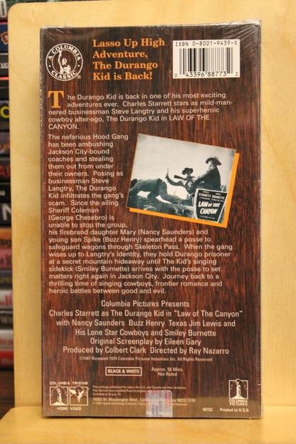 Law of the Canyon VHS