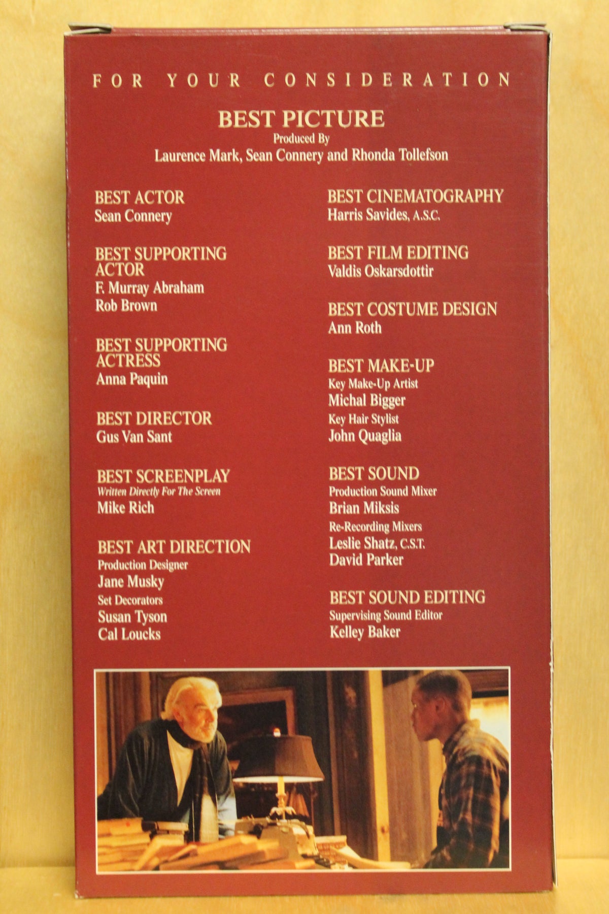Finding Forrester VHS