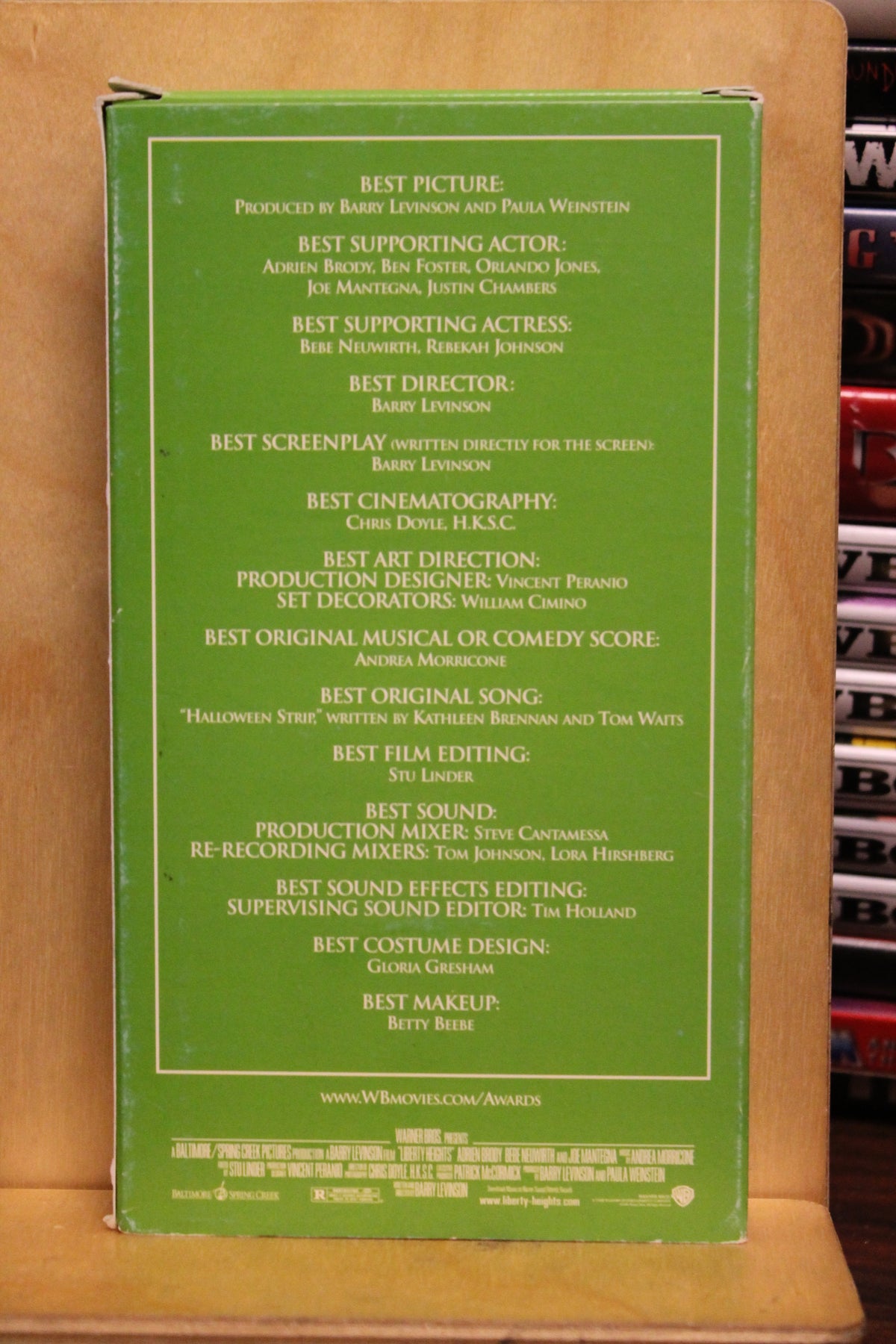 Liberty Heights VHS